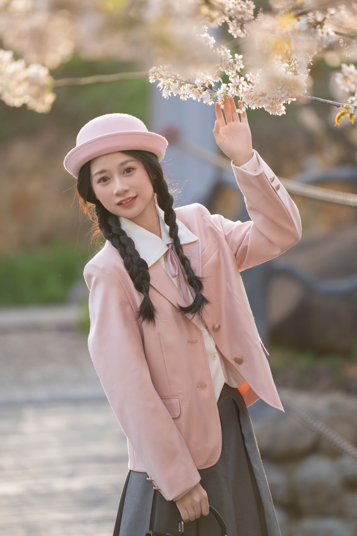 橙子舒 – 《粉色jk》[22P]