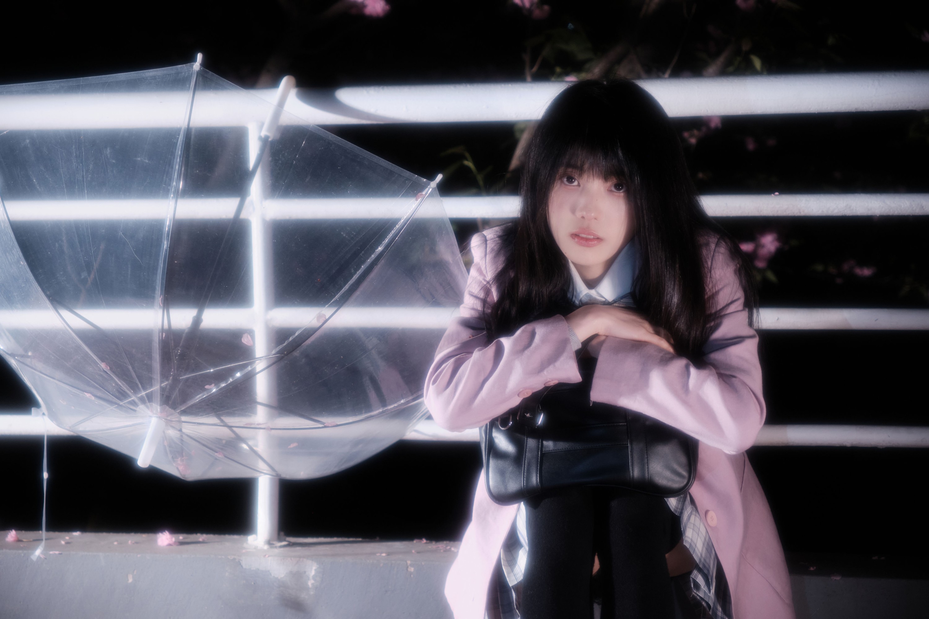 小松麻奈 – 《夜樱jk》[22P]