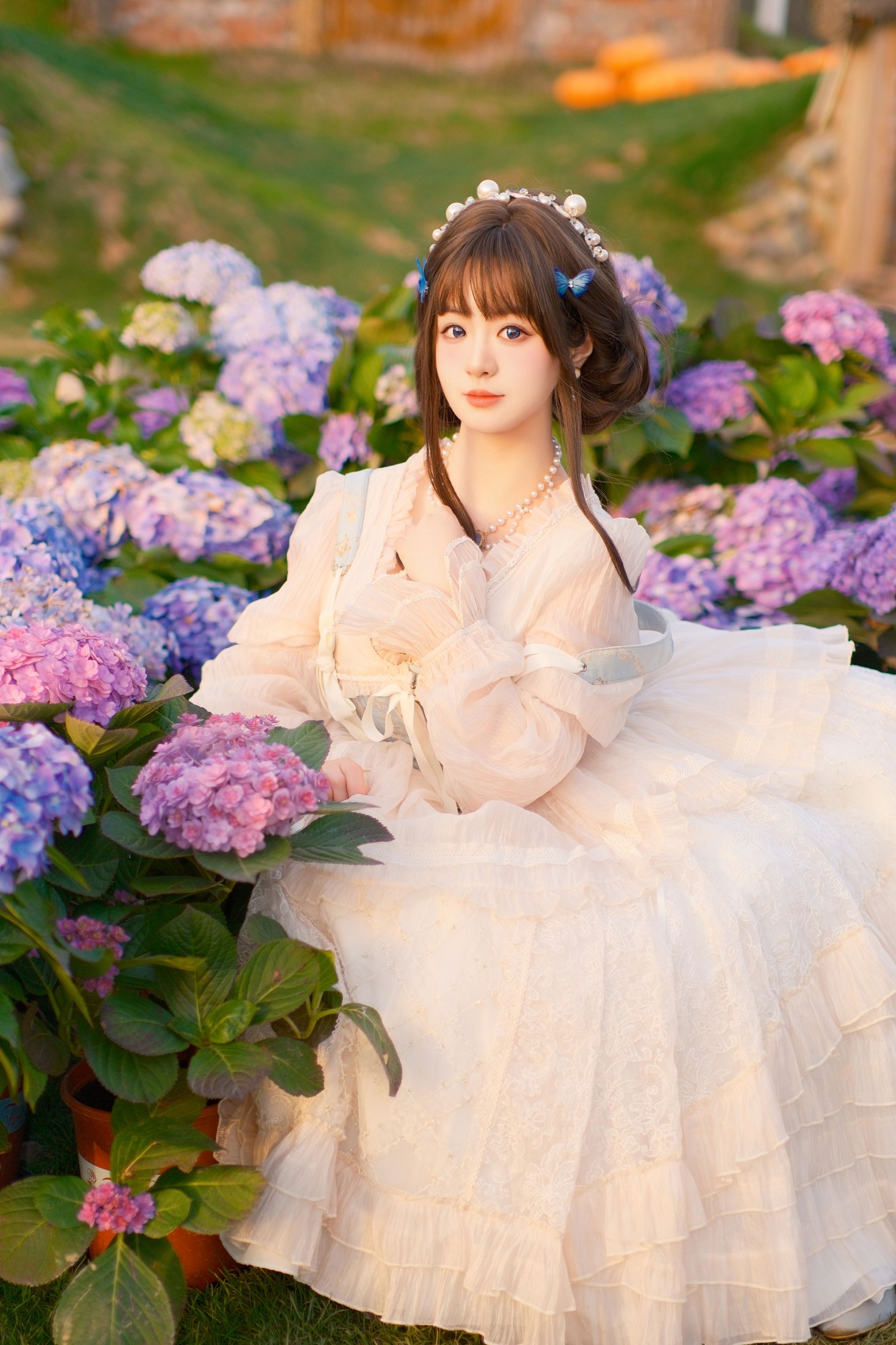 不可爱的禾禾喵 – 《油画少女》[22P]