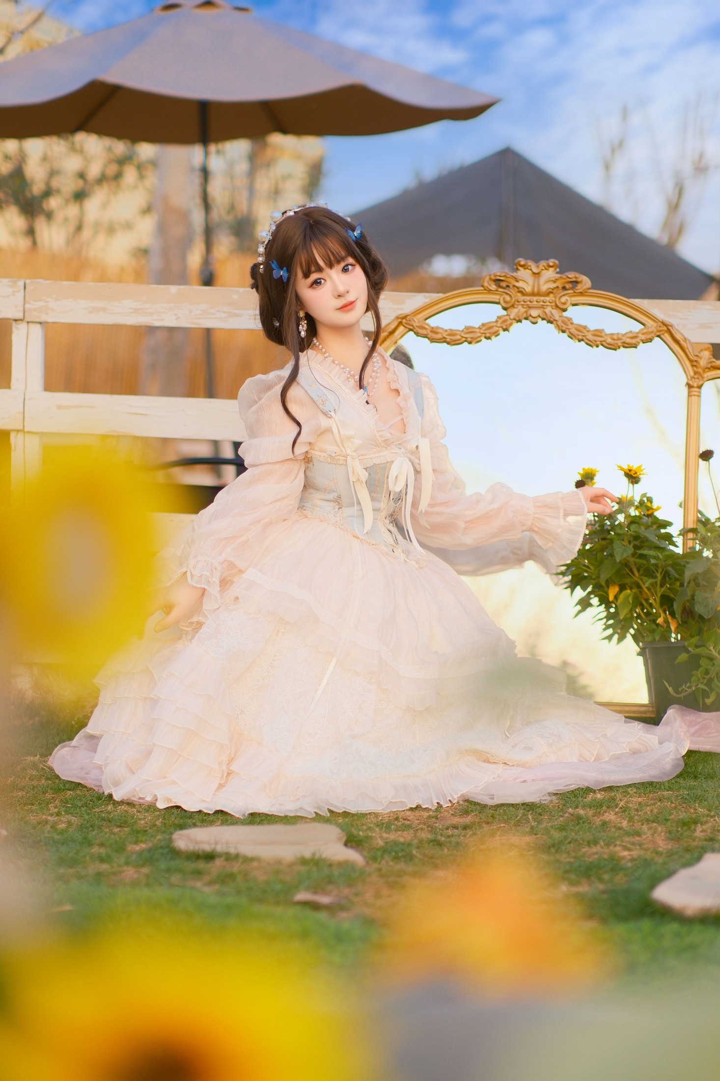 不可爱的禾禾喵 – 《油画少女》[22P]