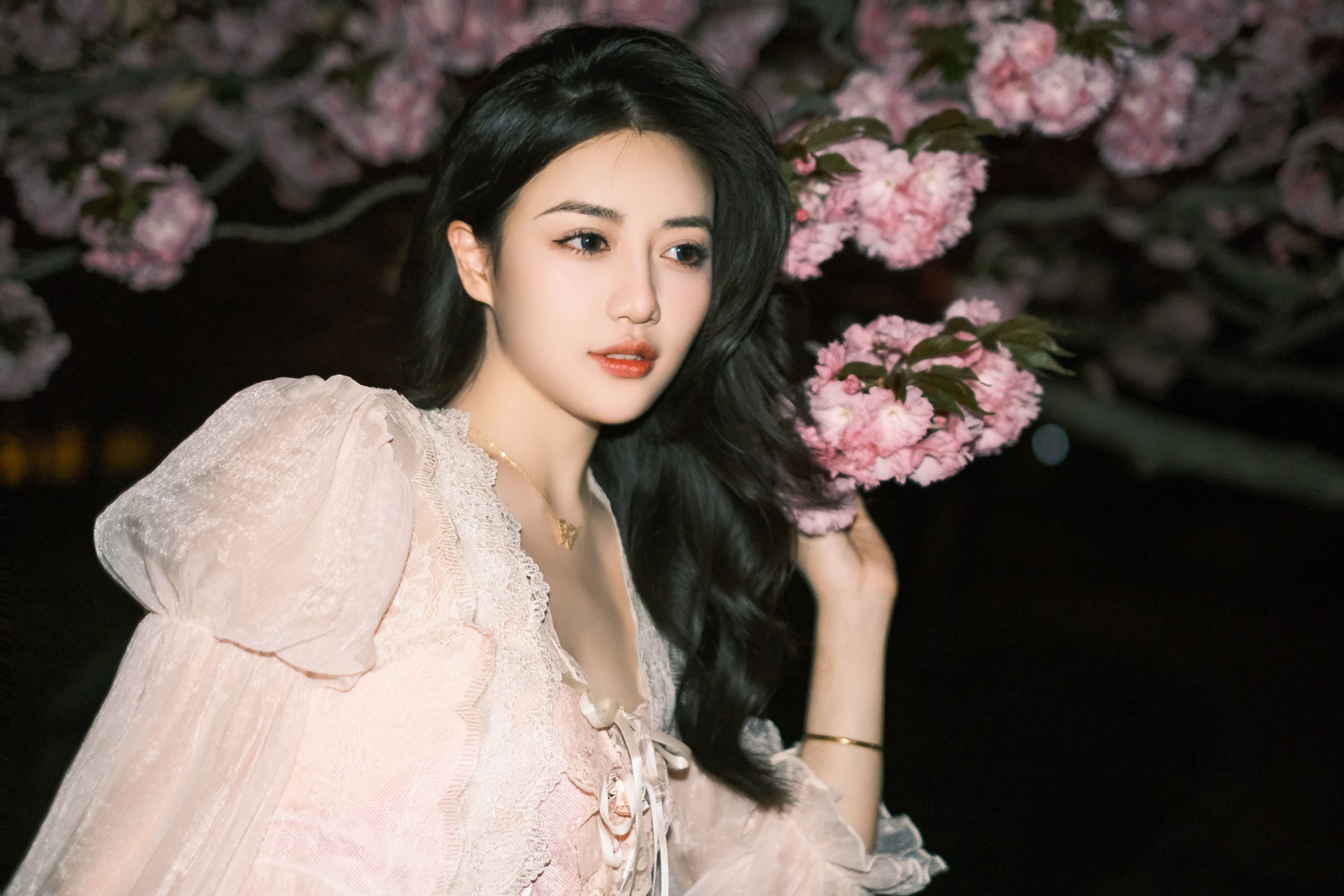 乐怡李Bunny- – 《夜樱》[22P]