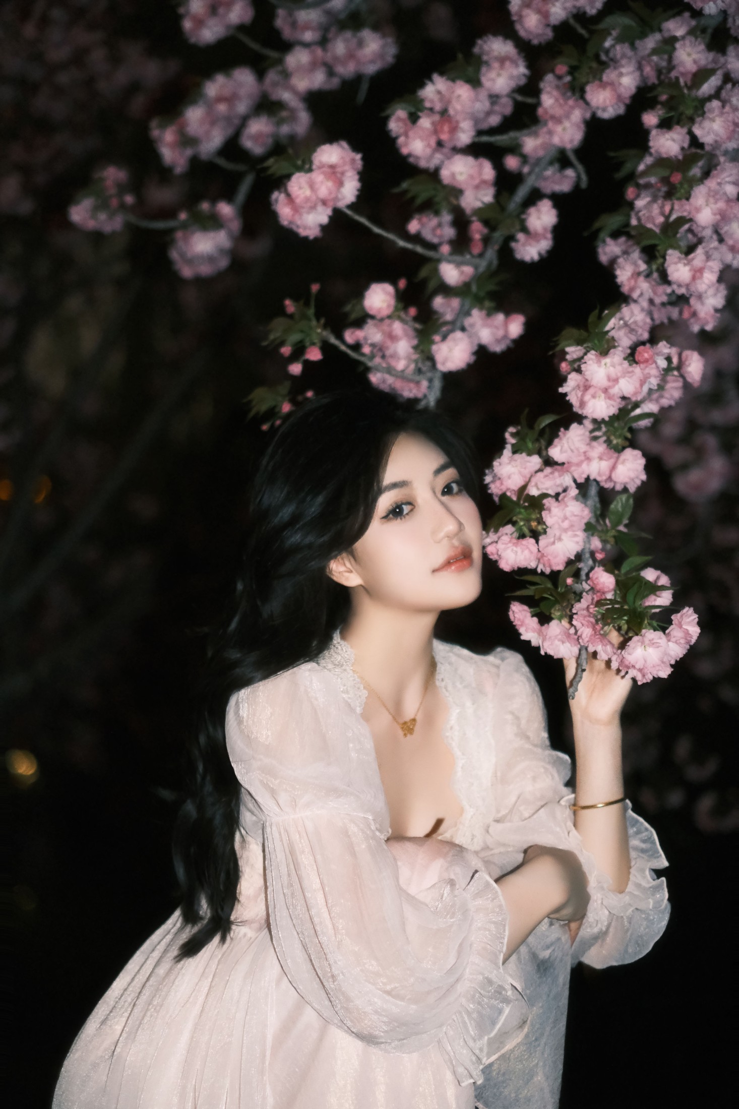 乐怡李Bunny- – 《夜樱》[22P]