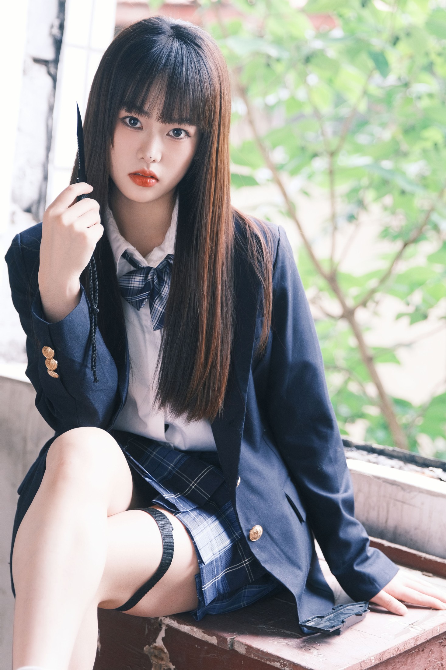 小纯蔡蔡子 – 《病娇少女》[26P]