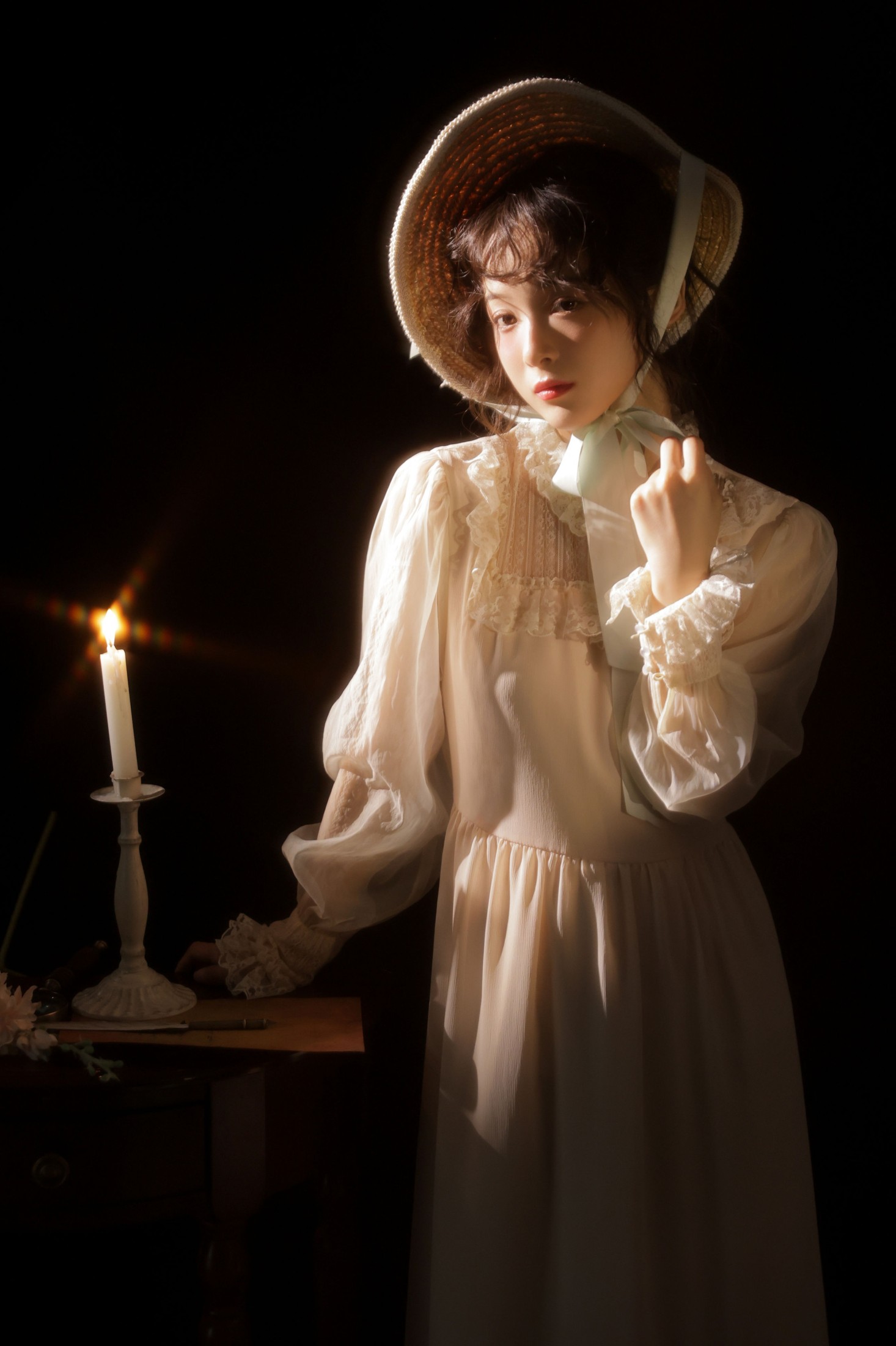 甜酒八號 – 《油画少女》[26P]