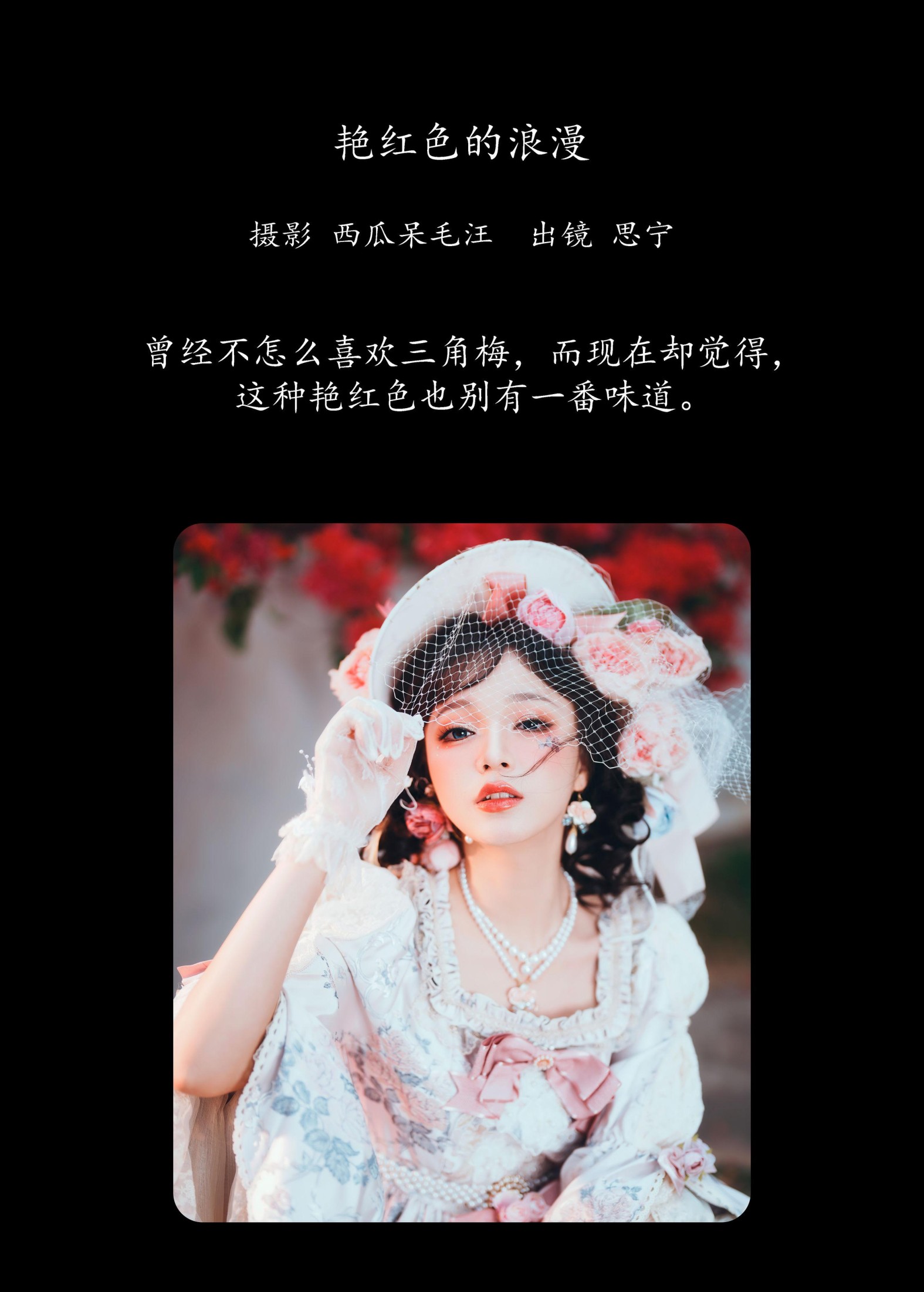 Disexi思宁 – 《艳红色的浪漫》[33P]