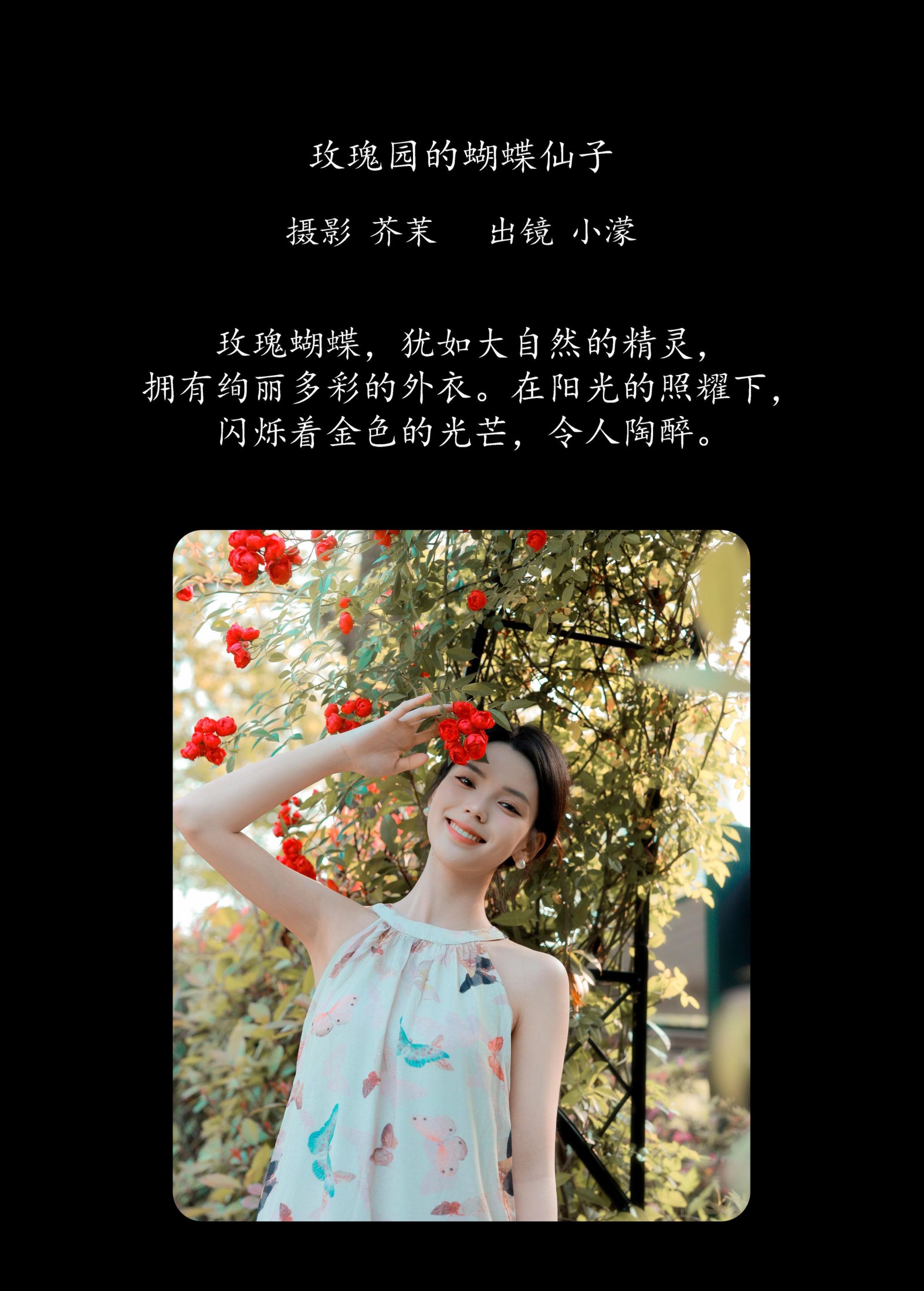 小濛 – 《玫瑰园的蝴蝶仙子》[21P]