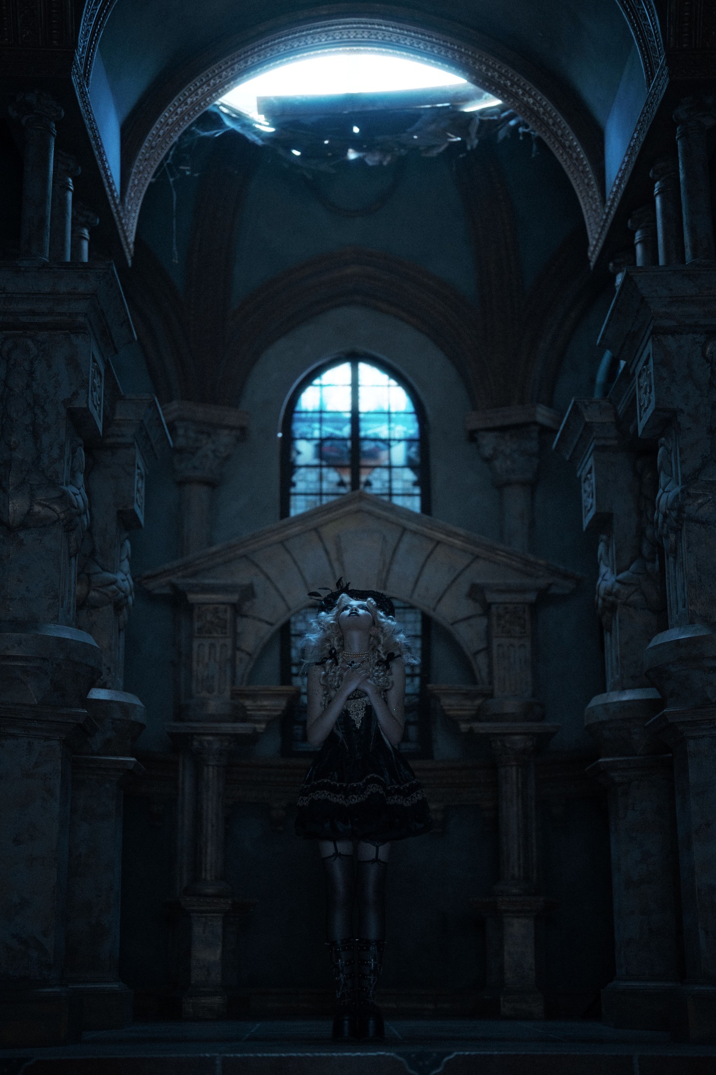 Disexi思宁 – 《哥特魅影》[22P]