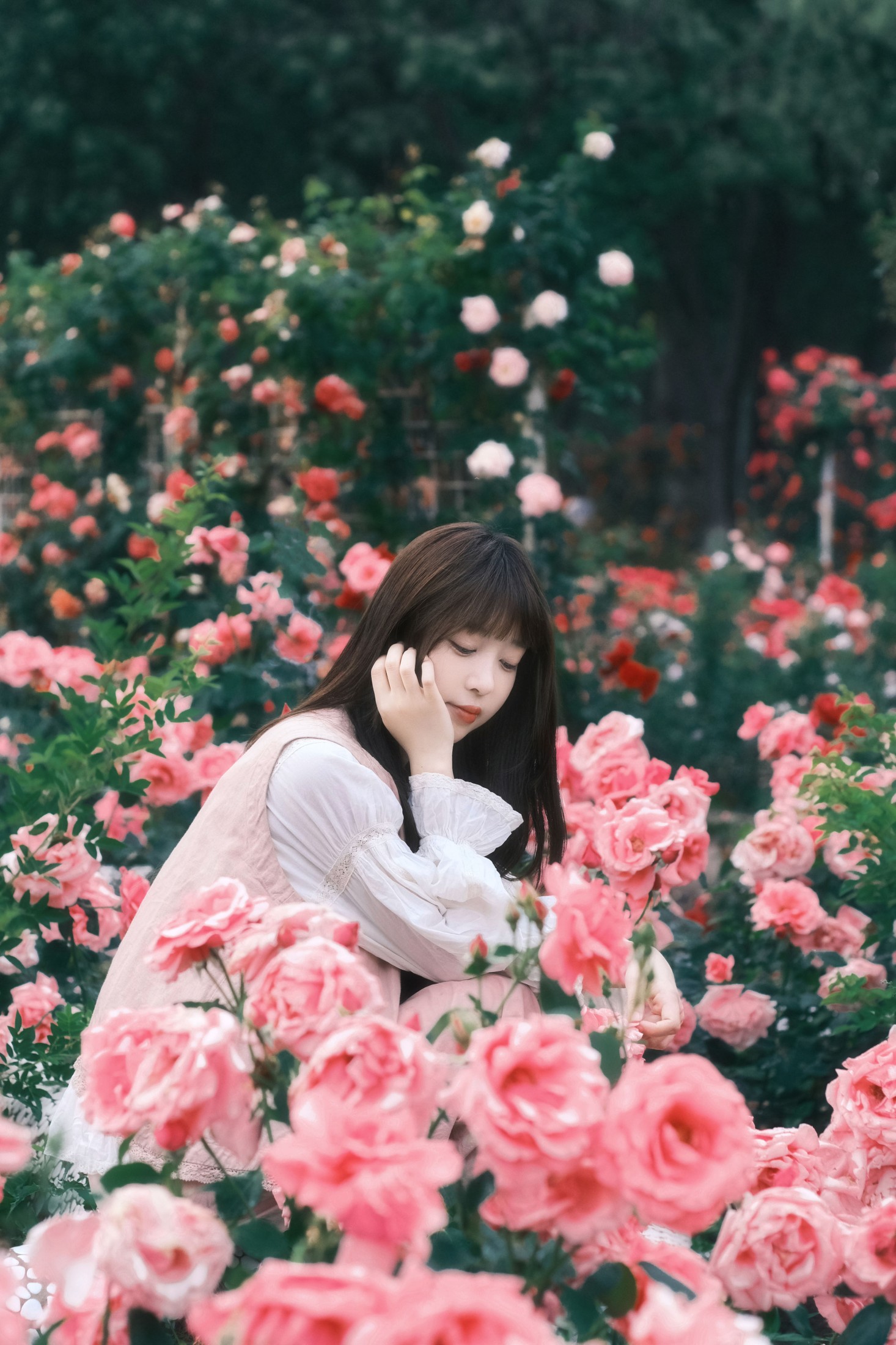 Sweet_t田甜 – 《不止玫瑰有爱意》[22P]