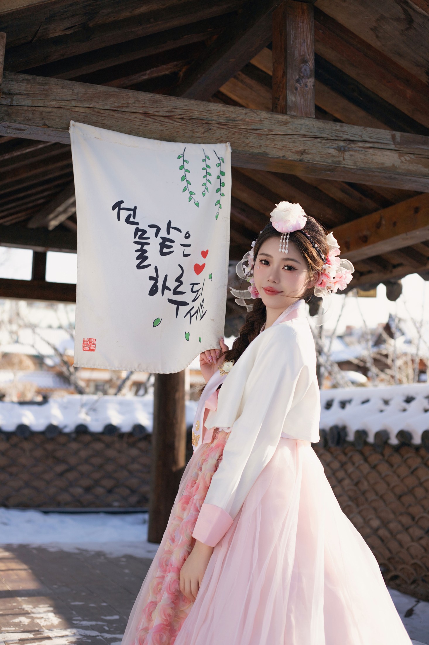 飞天小魔女 – 《冬日公主》[34P]