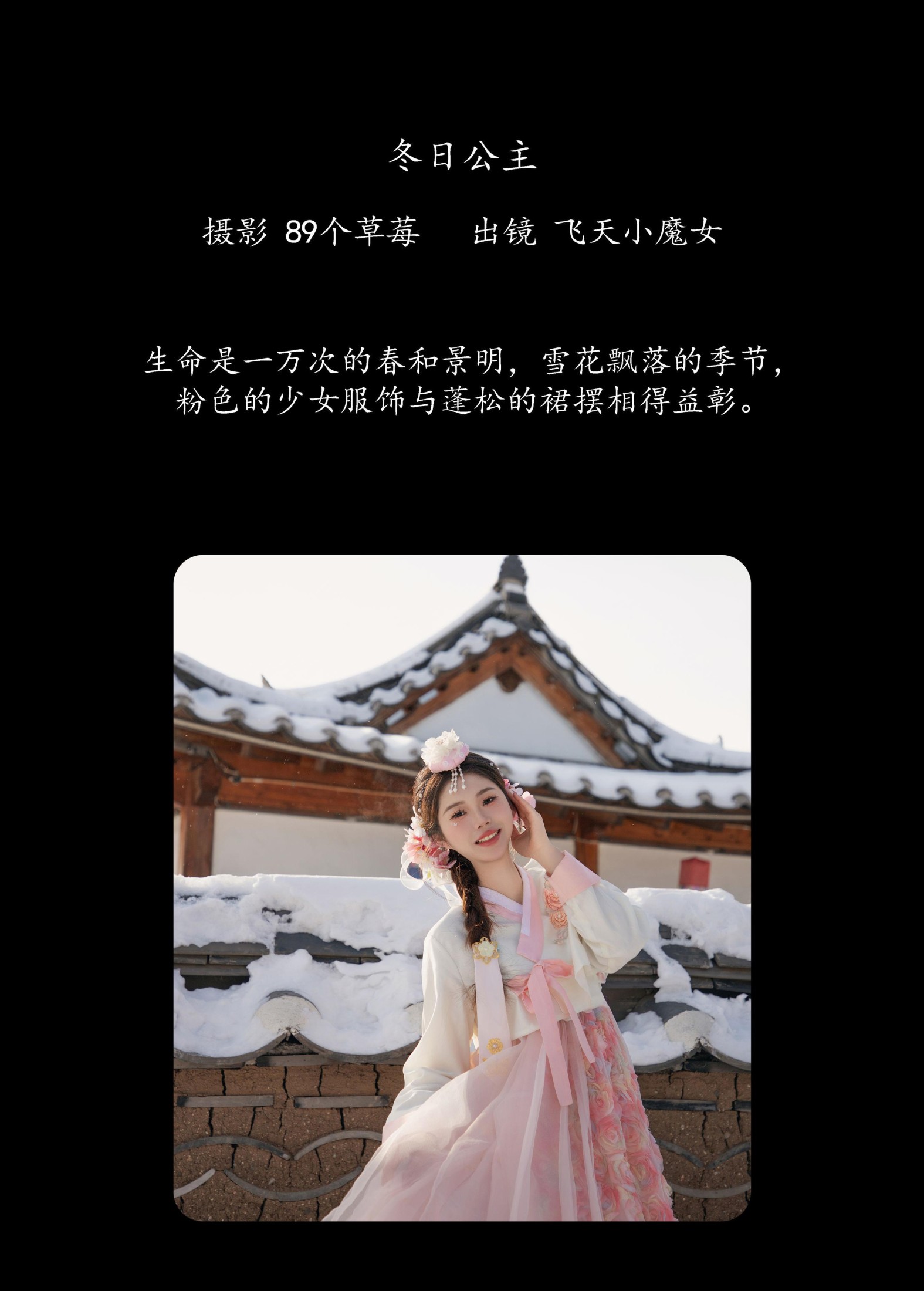 飞天小魔女 – 《冬日公主》[34P]