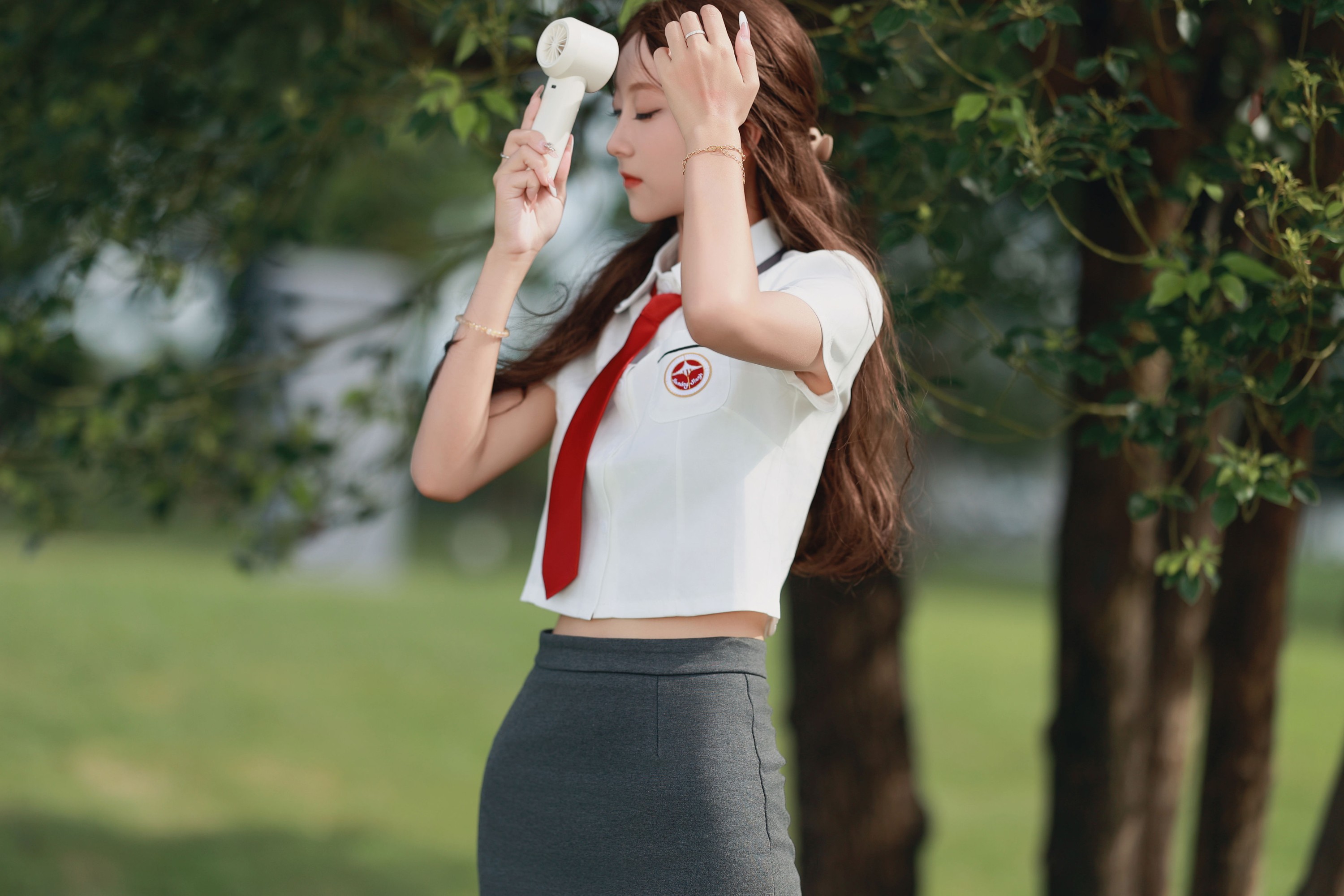 粥粥 – 《韩式JK女孩》[24P]