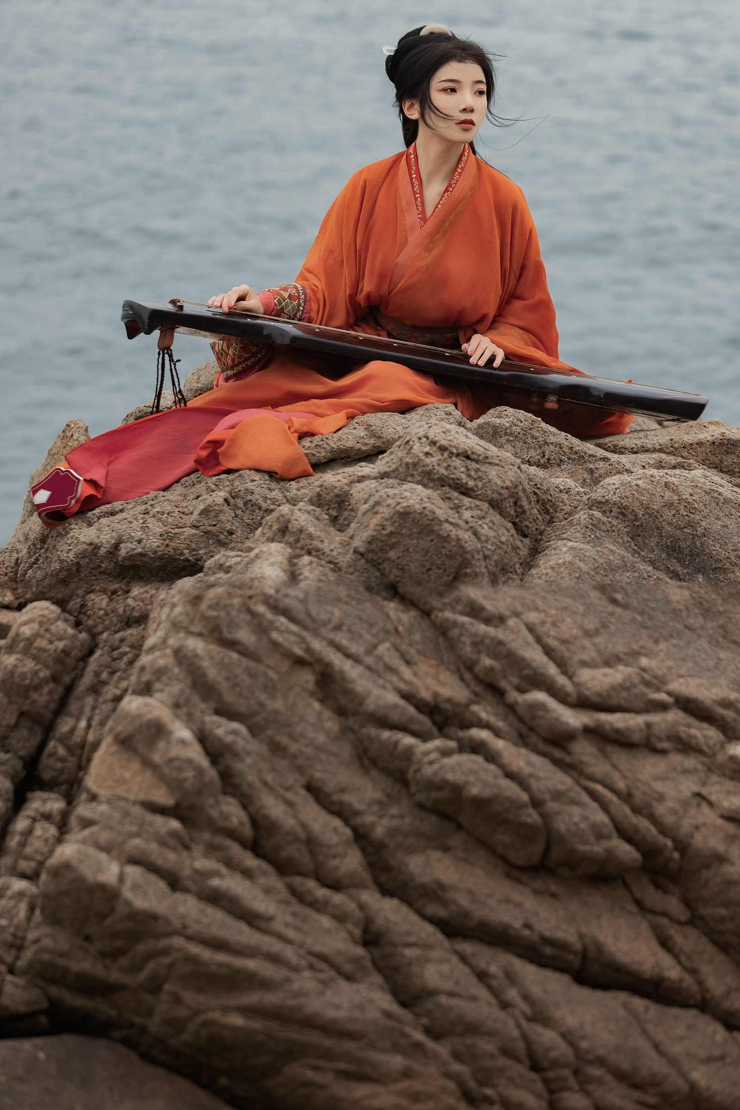 晚风珊珊 – 《观沧海》[25P]