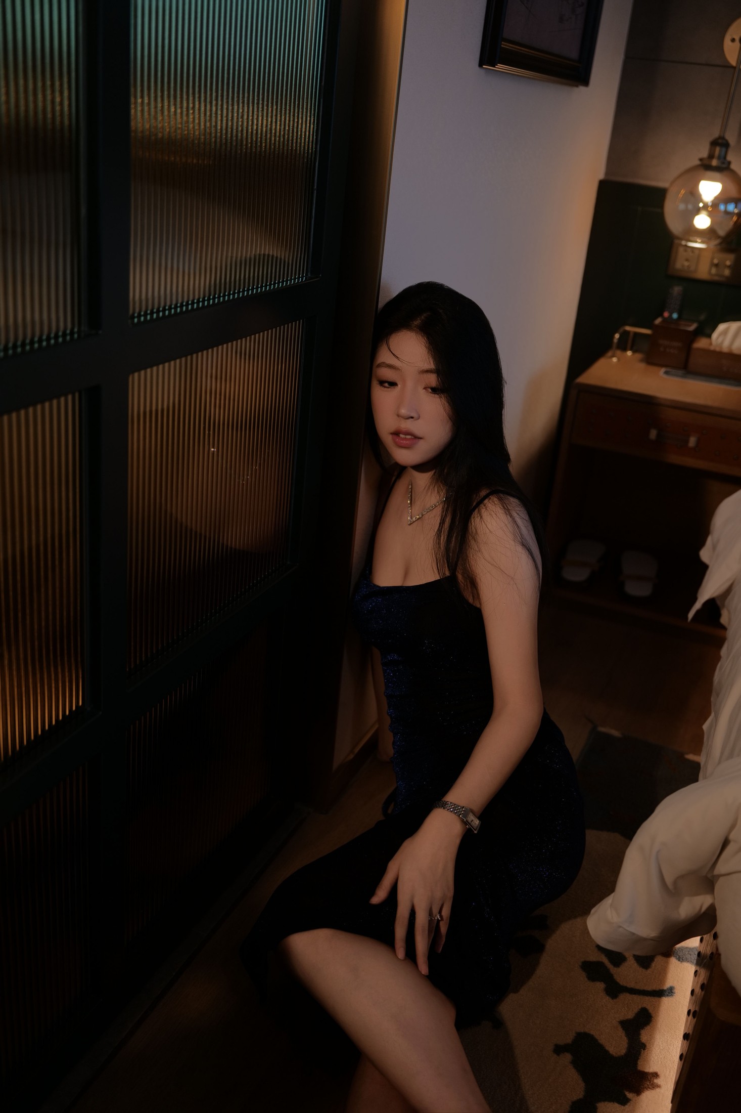 莎莎 – 《静谧之夜·幽影独酌》[26P]