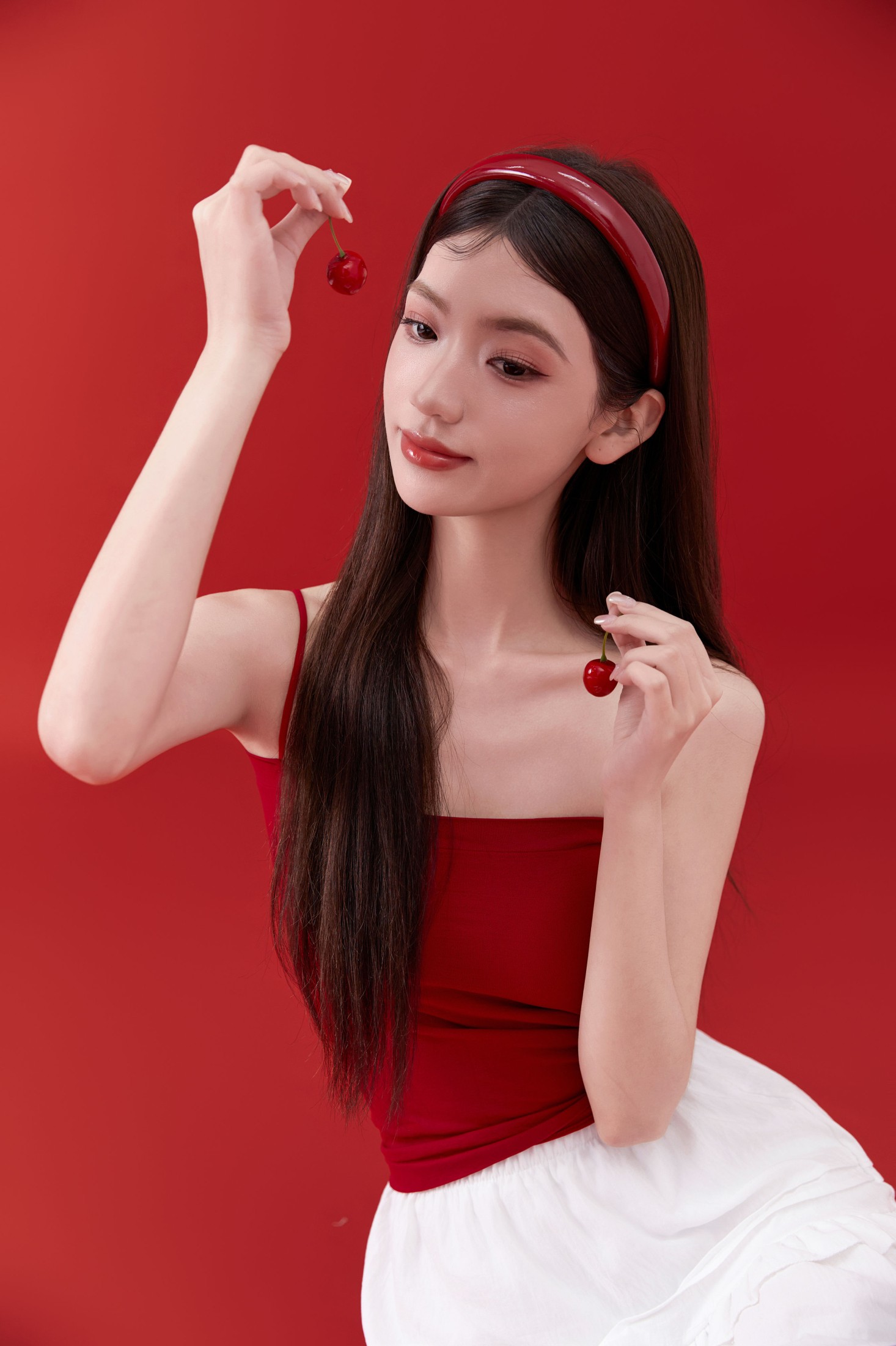 可爱牙牙子 – 《车厘子肖像写真》[28P]