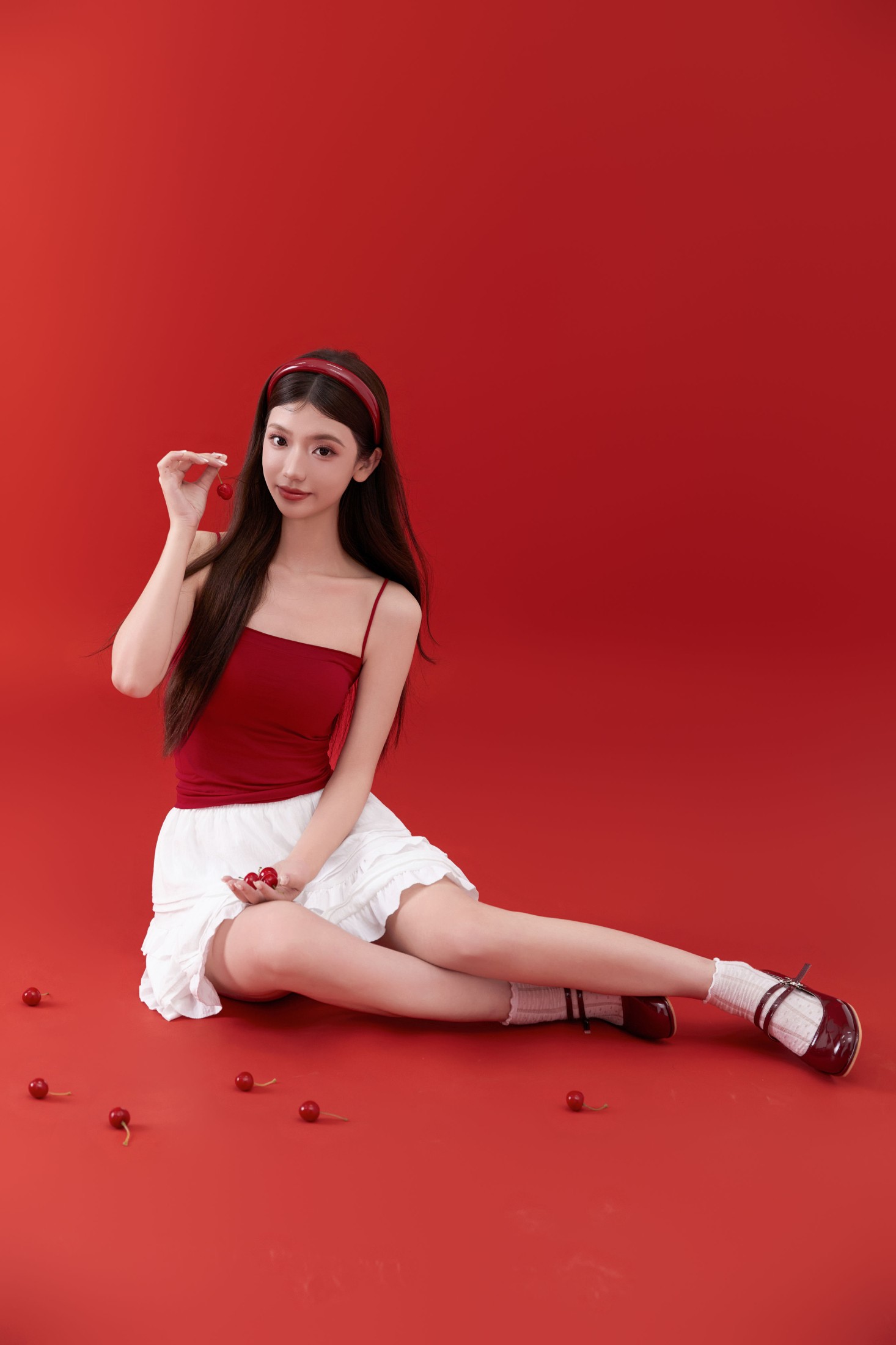 可爱牙牙子 – 《车厘子肖像写真》[28P]