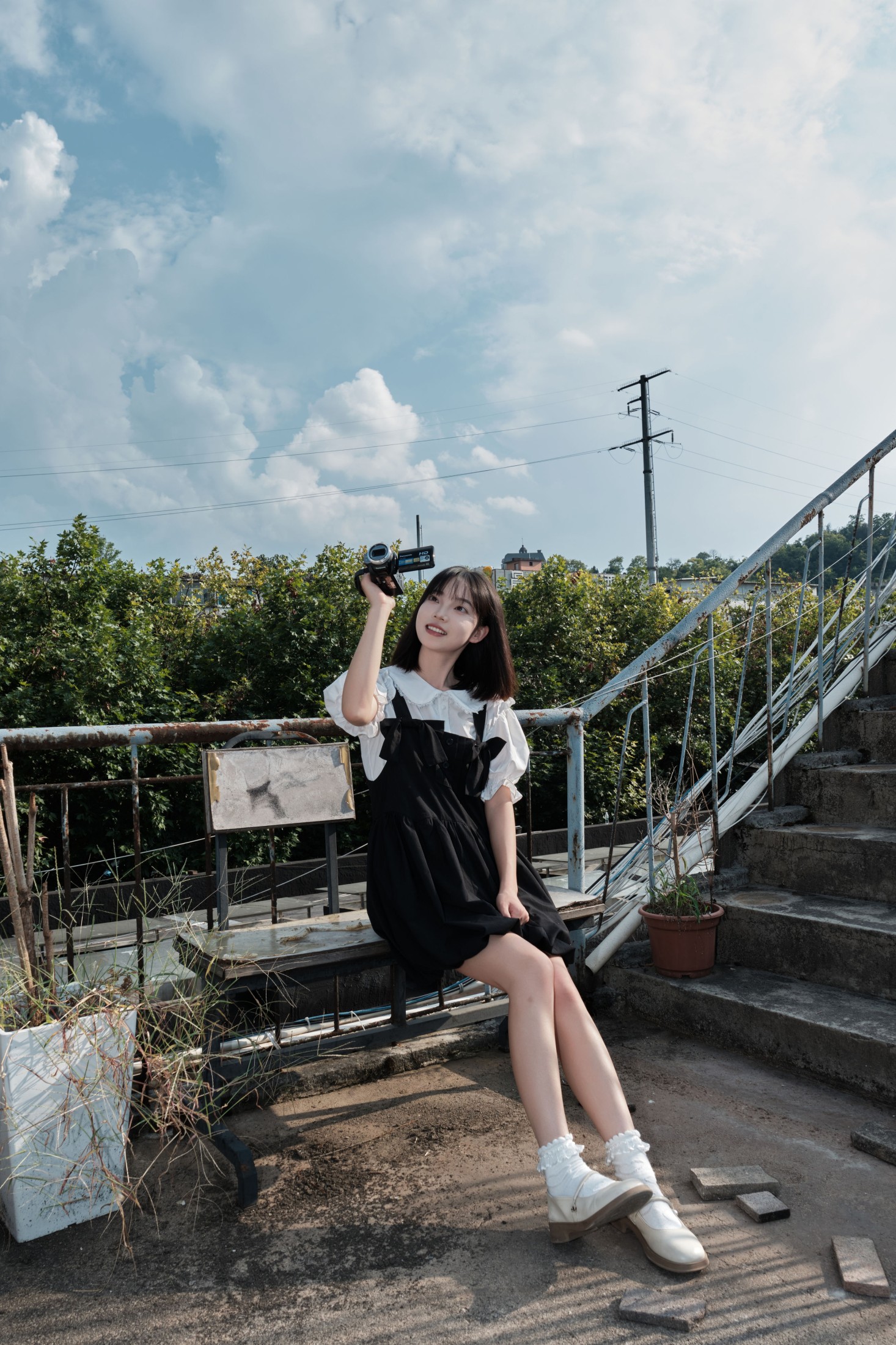 久菜盒子 – 《天台少女》[32P]