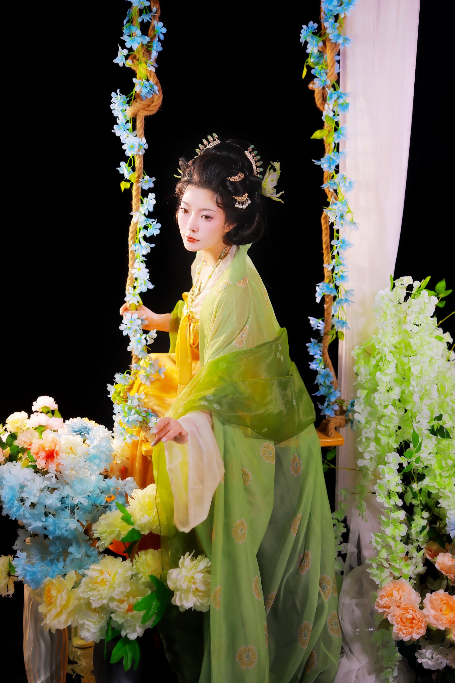 猫子子 – 《秋千语》[22P]