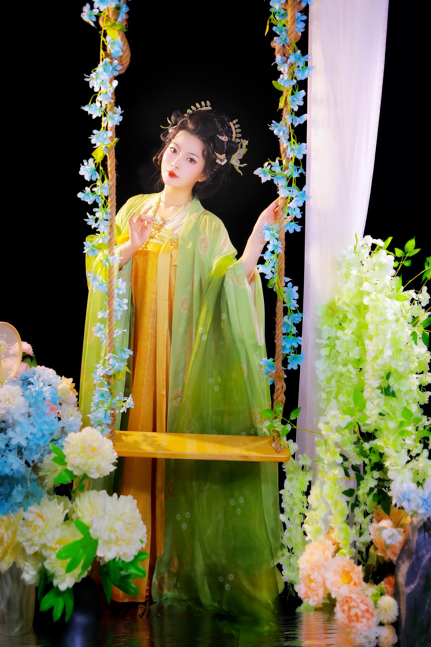 猫子子 – 《秋千语》[22P]