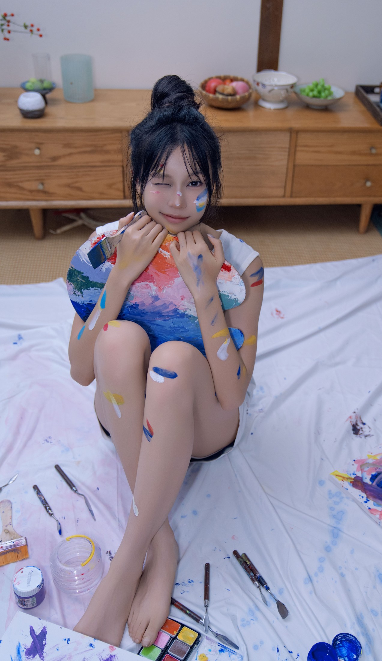 茵子吞籽儿 – 《梦幻少女艺术时光》[26P]