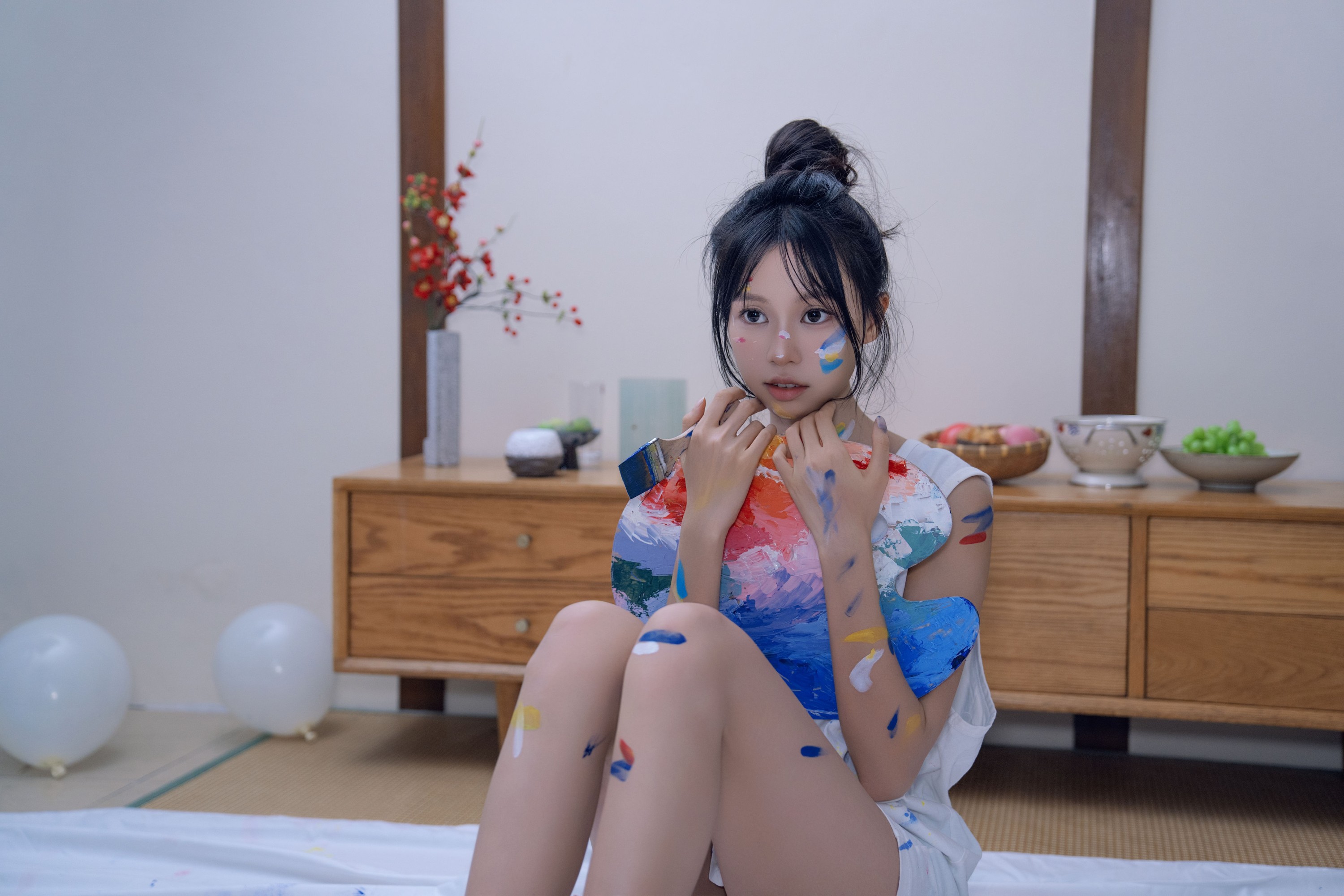 茵子吞籽儿 – 《梦幻少女艺术时光》[26P]