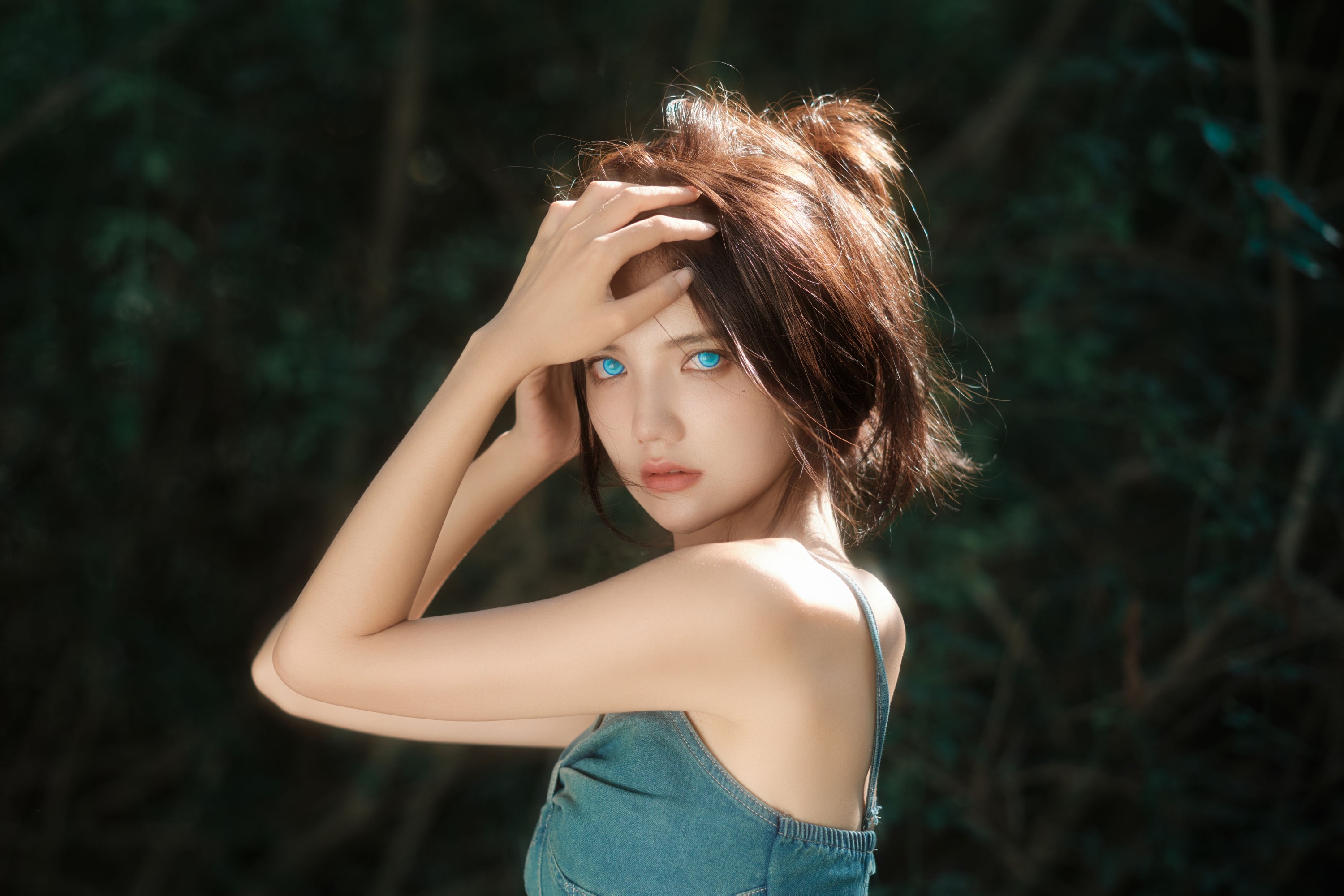 多米Domy – 《蓝色深瞳》[27P]