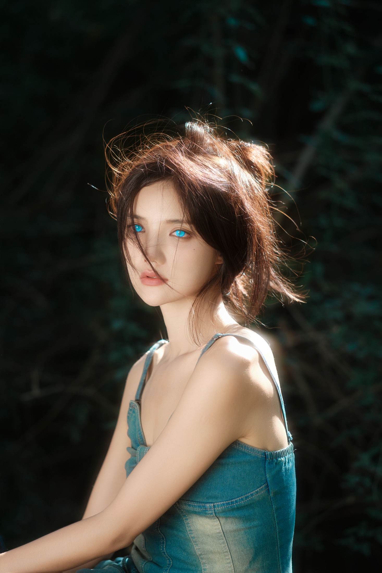 多米Domy – 《蓝色深瞳》[27P]