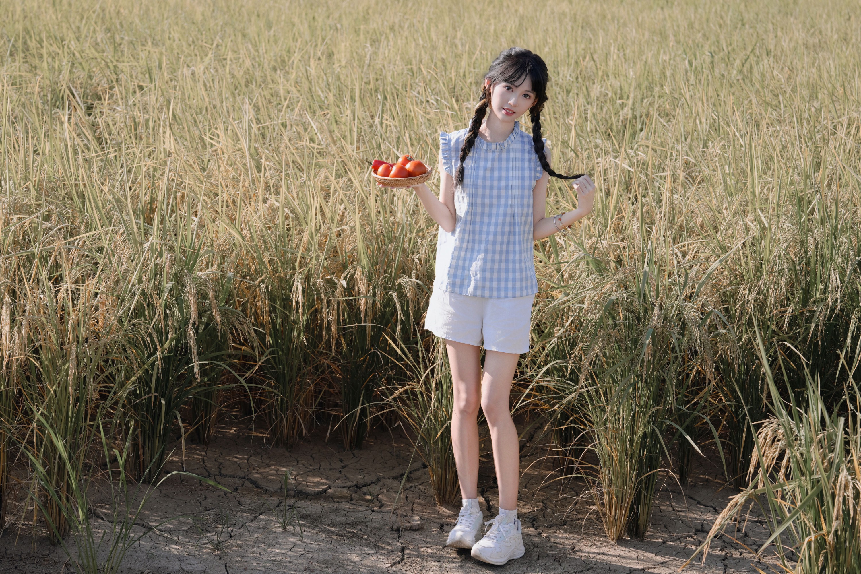 小乐 – 《花田稻香，少女轻颜》[30P]