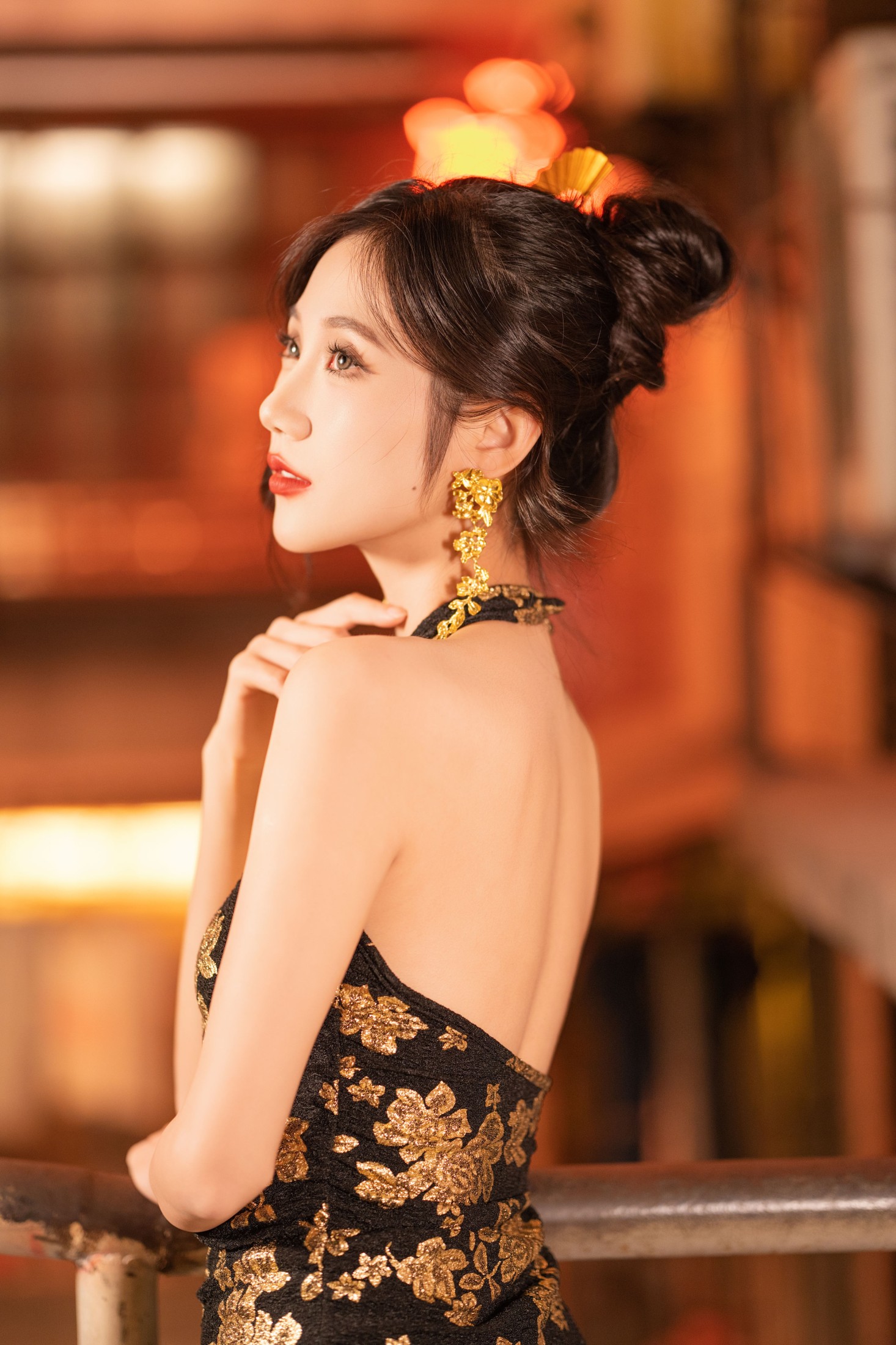 o1ne万 – 《夜色旗袍，璀璨华章》[25P]