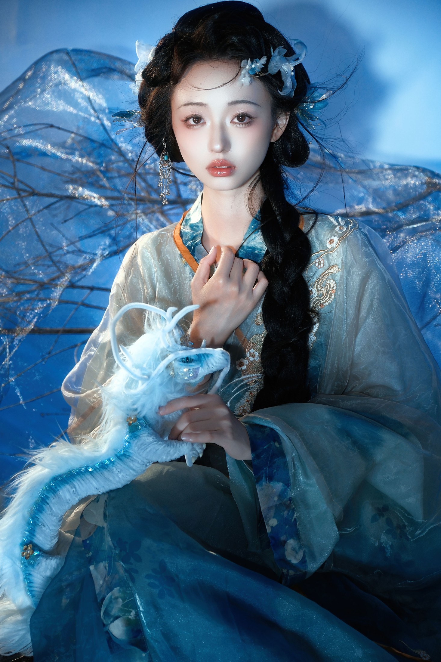 小羊爱干饭 – 《蓝龙》[22P]