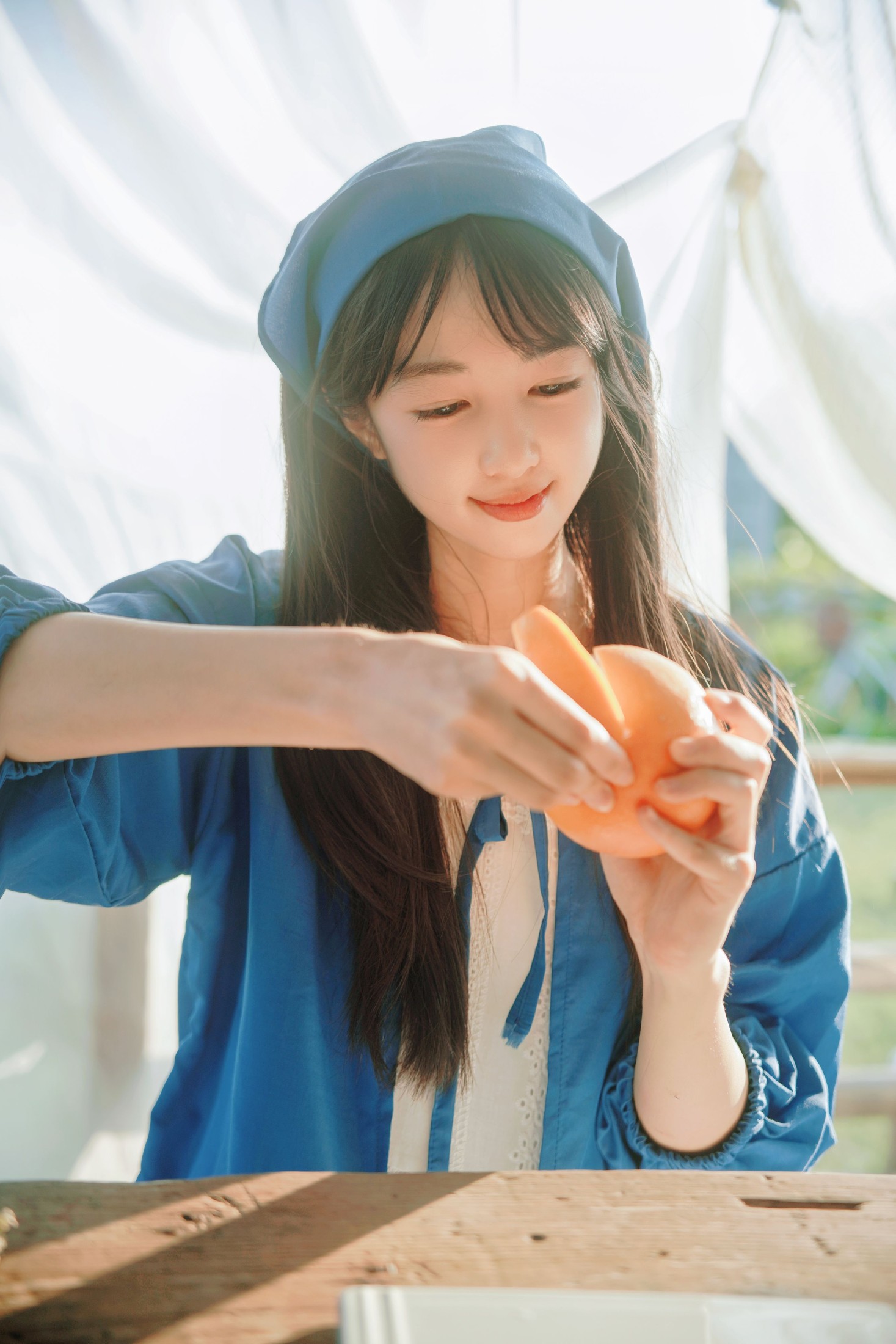 巨大王 – 《田园暮歌，花裙少女之韵》[34P]