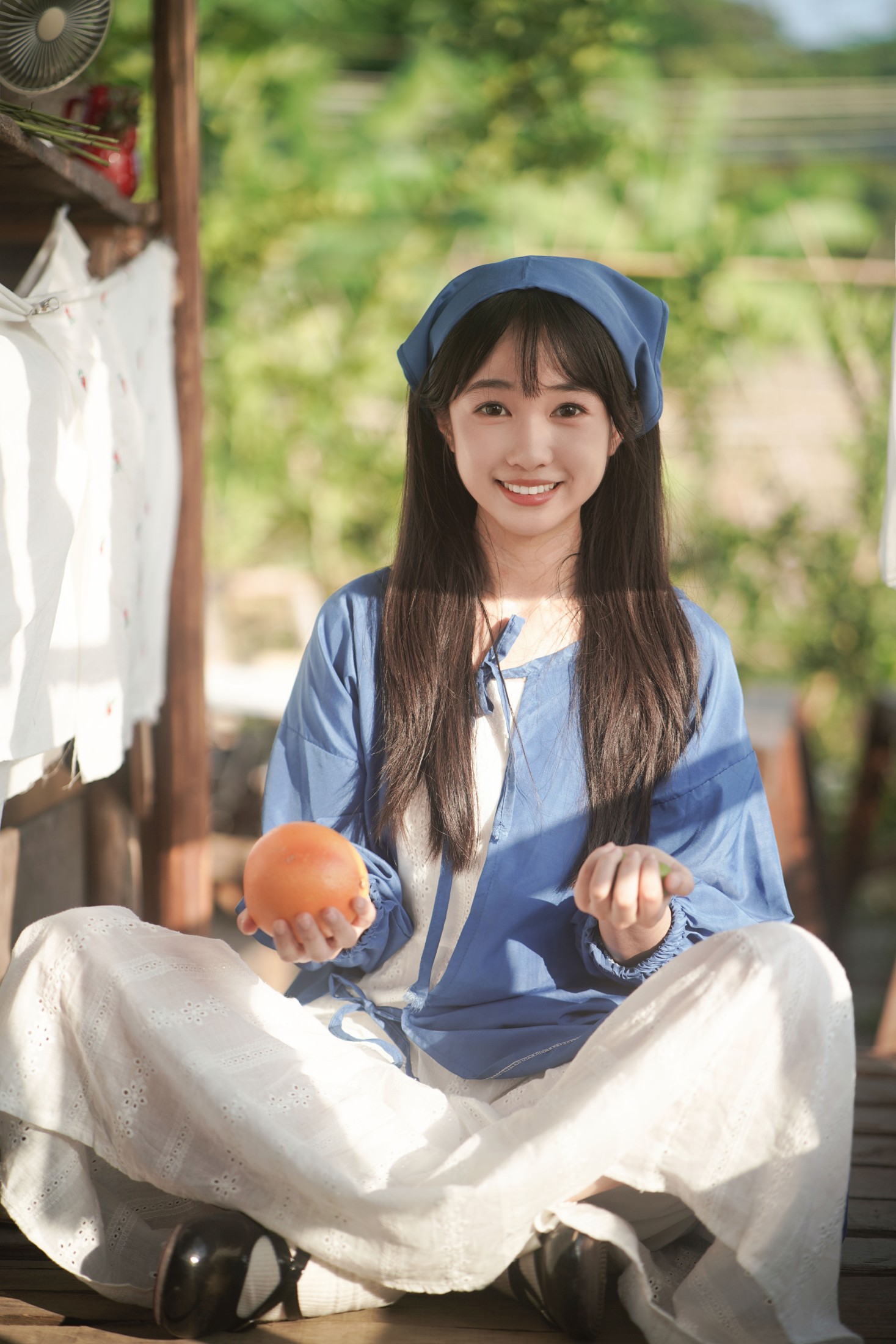 巨大王 – 《田园暮歌，花裙少女之韵》[34P]