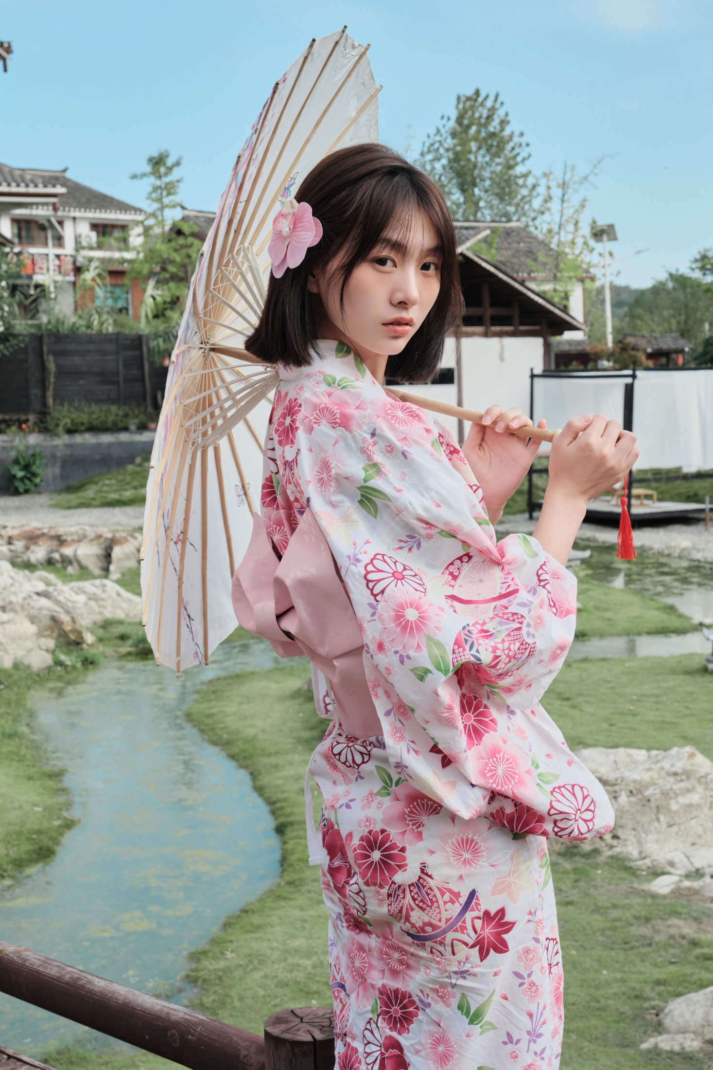 晓晓 – 《和服浴袍》[27P]