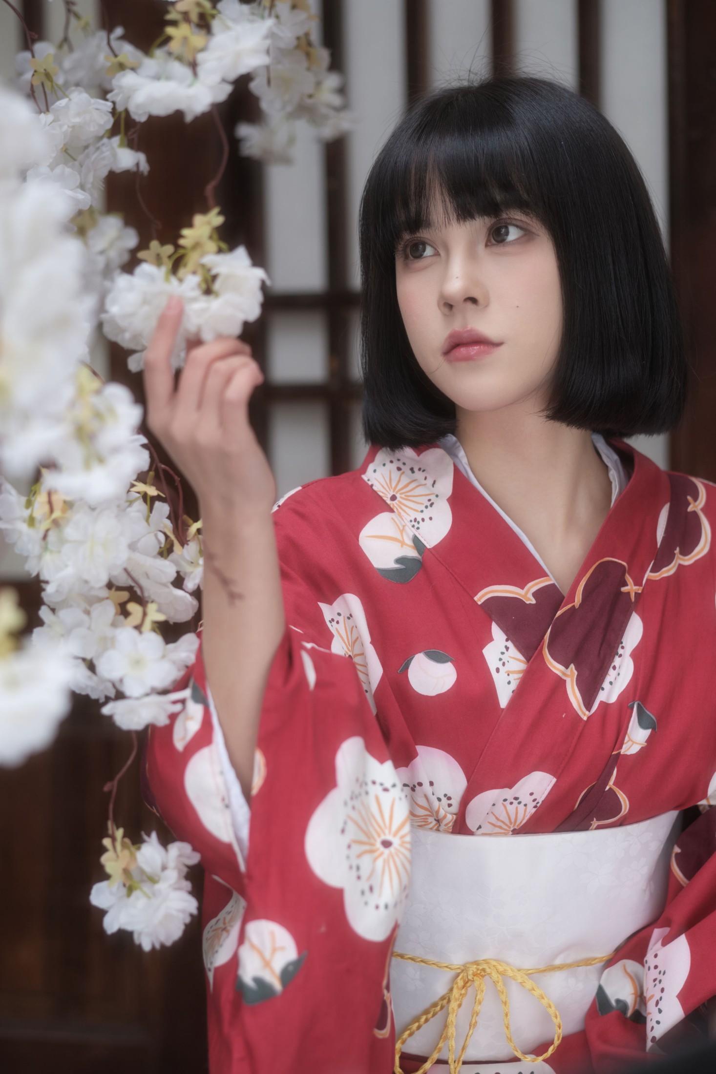 悲伤薯条555 – 《和服少女》[30P]