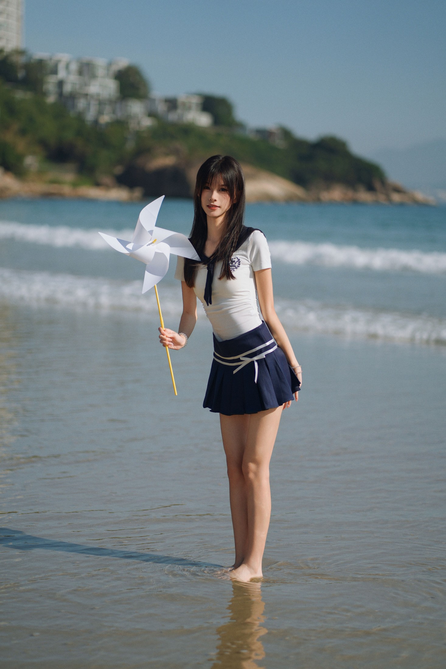 小了个飞象 – 《海边JK少女》[23P]