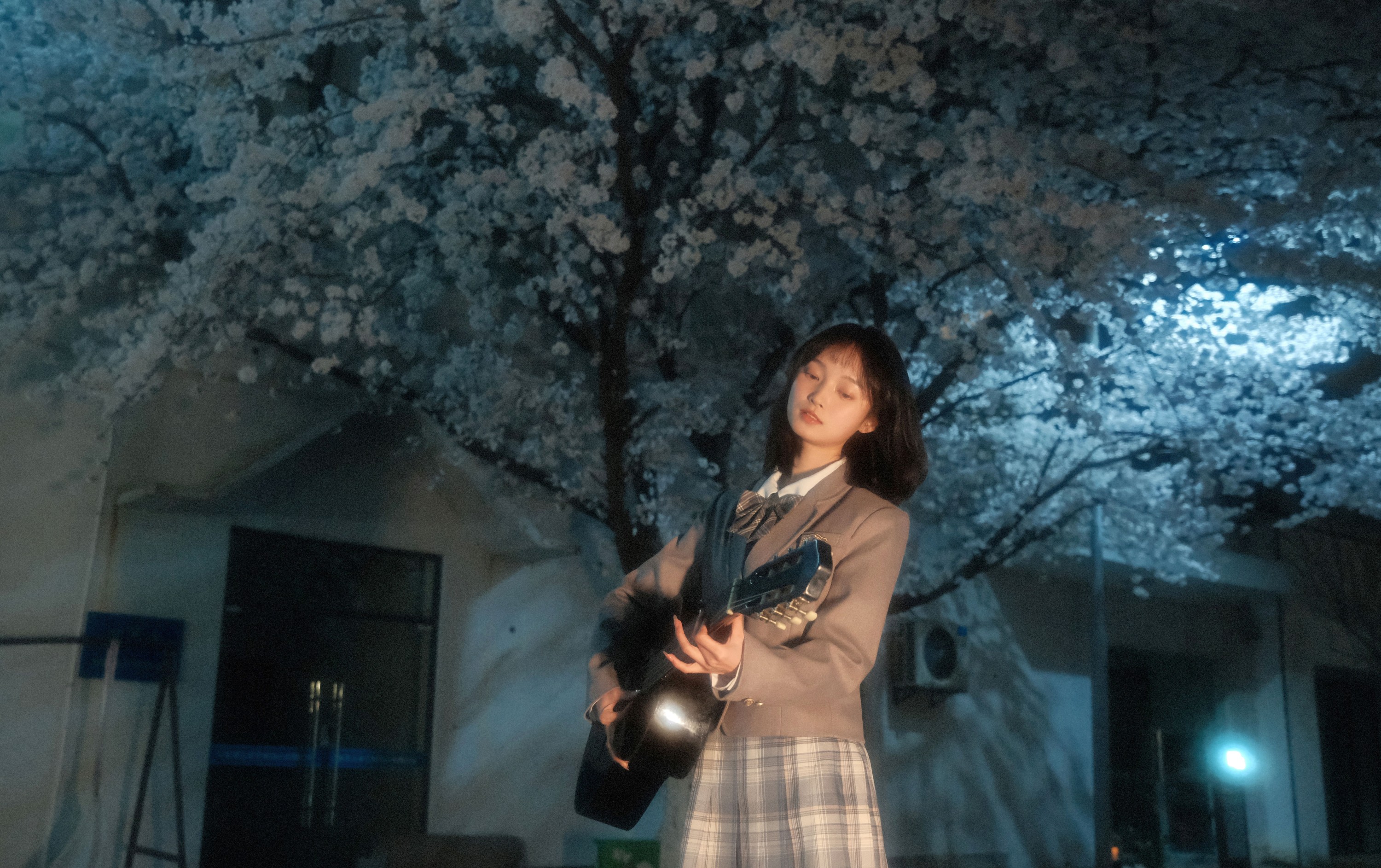 乌堆少女 – 《夜樱》[25P]