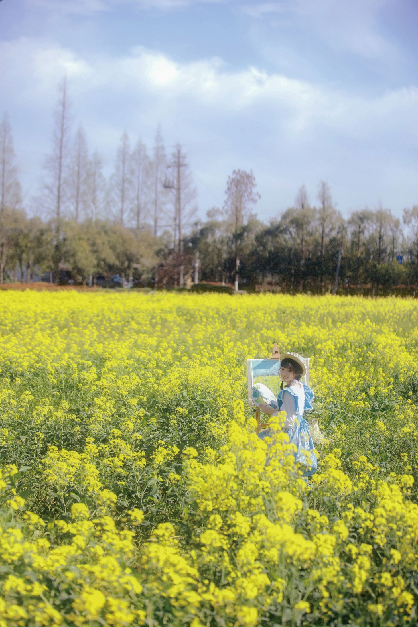 Rikarin_梨咔 – 《油画少女》[15P]