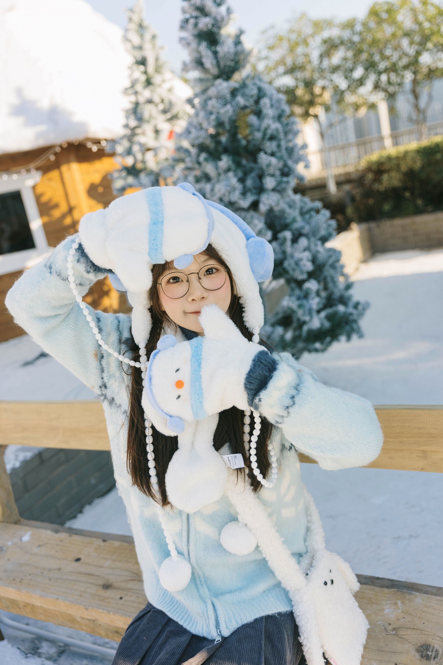 一颗小橙子哎 – 《雪景氛围感》[21P]