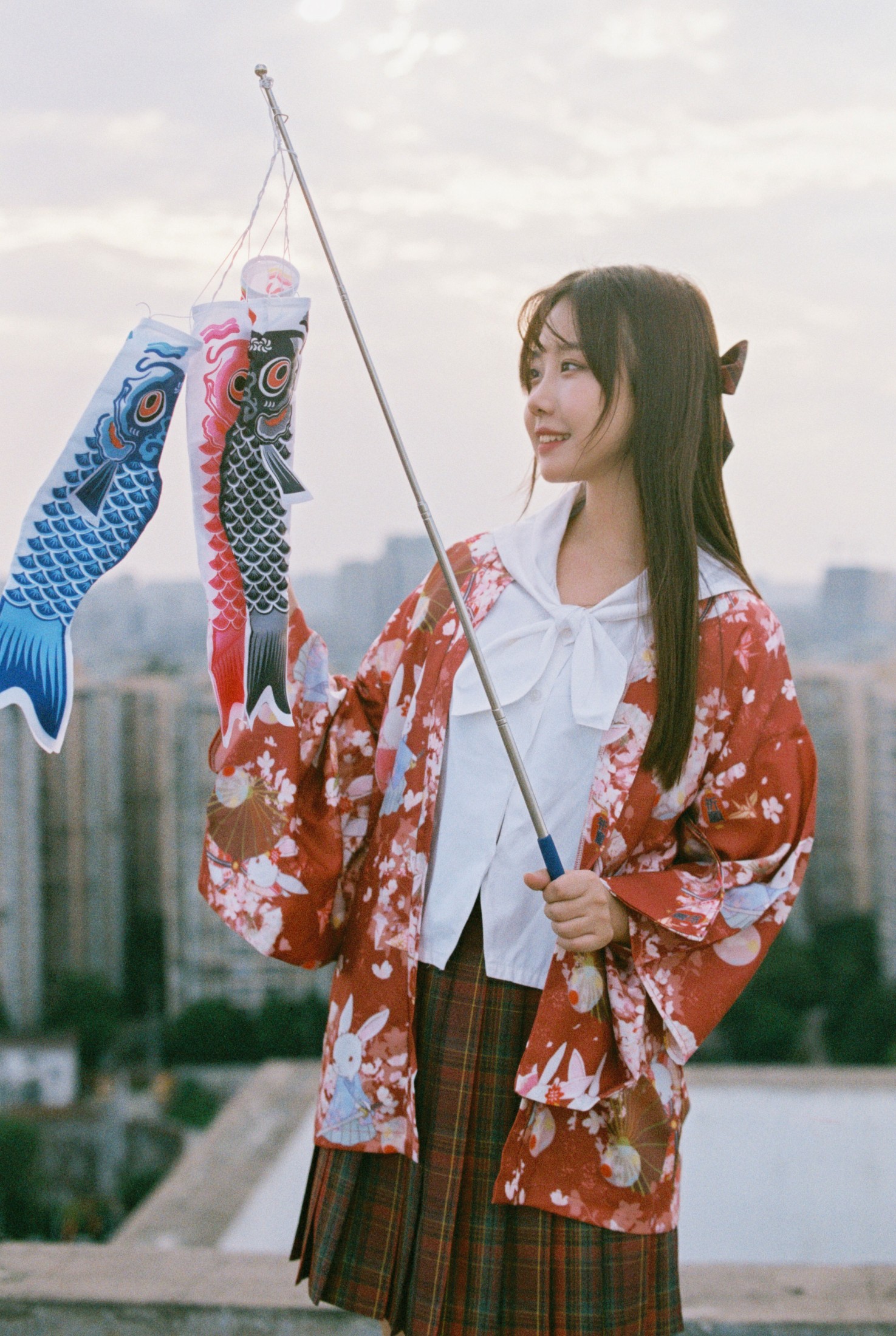 紫卿 – 《天台日系少女》[17P]