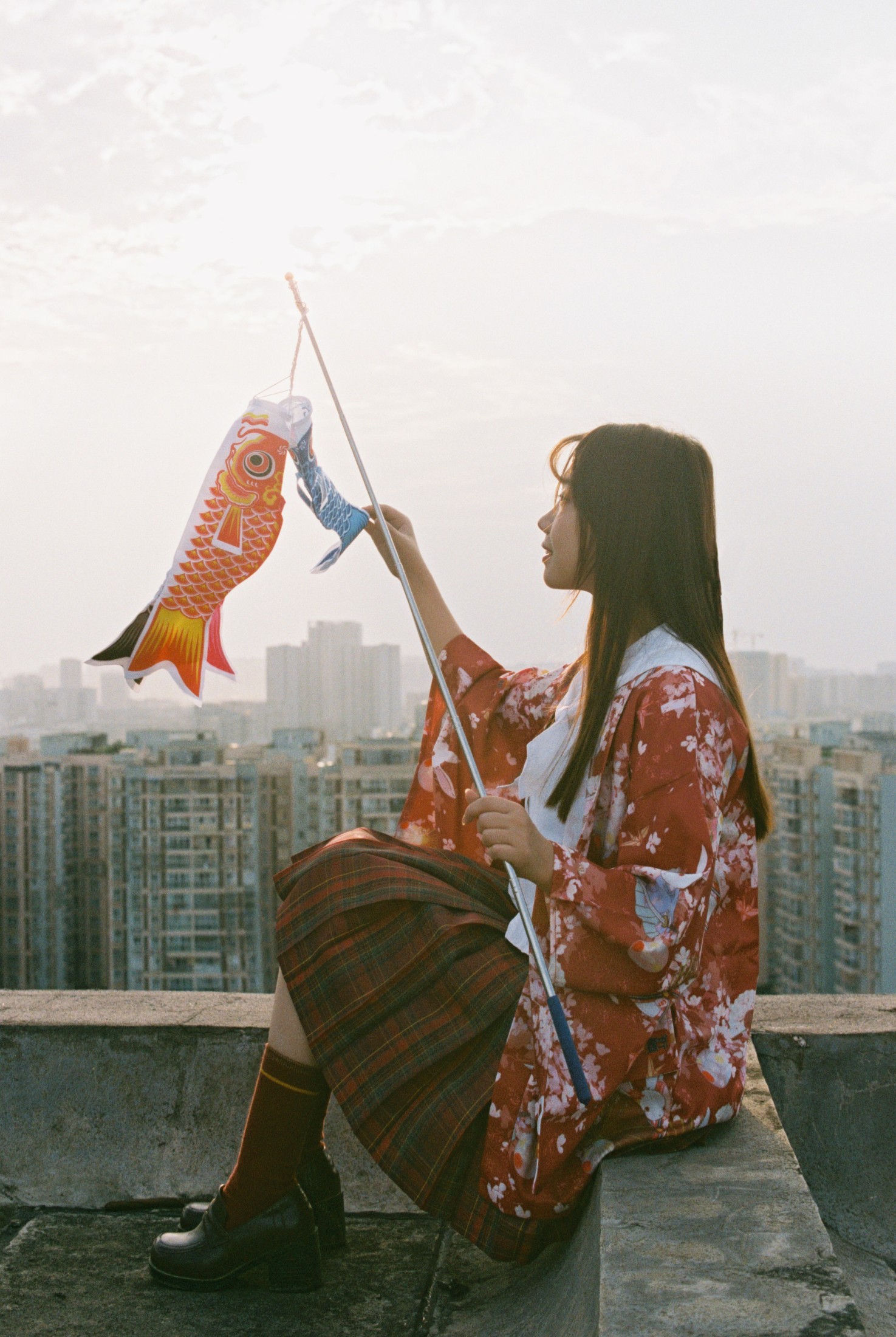 紫卿 – 《天台日系少女》[17P]