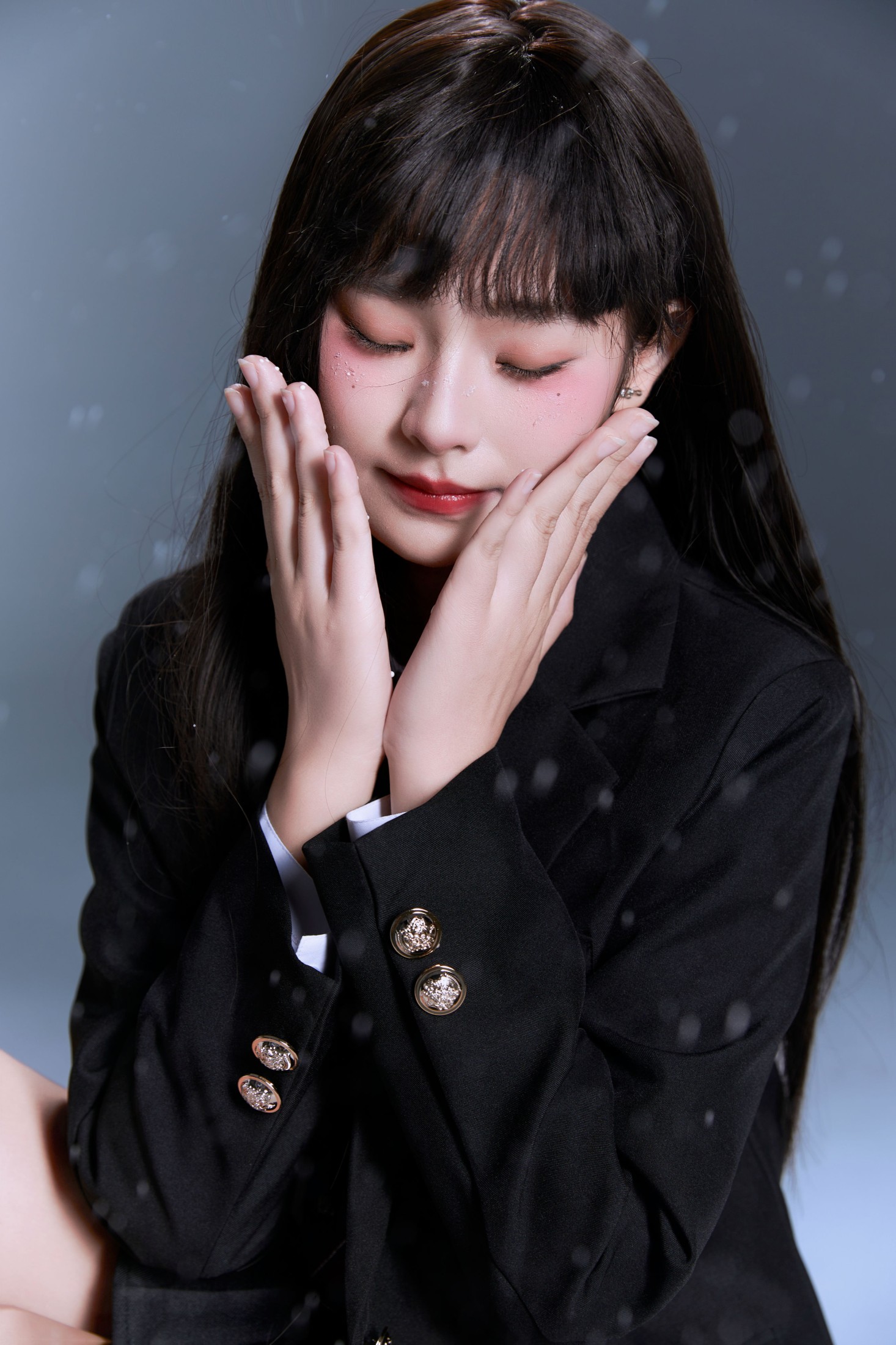 啊丹 – 《韩系雪景jk写真》[22P]