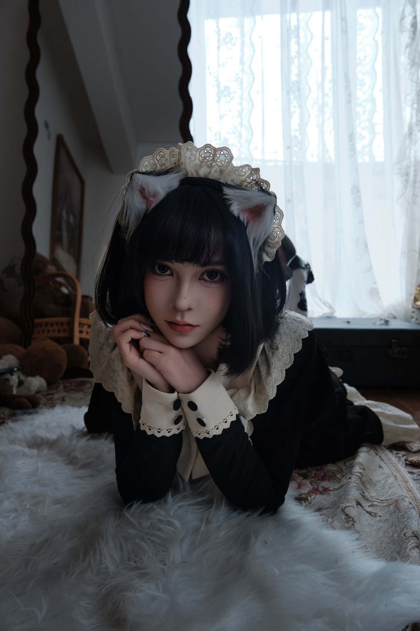 悲伤薯条555 – 《清冷女仆》[27P]