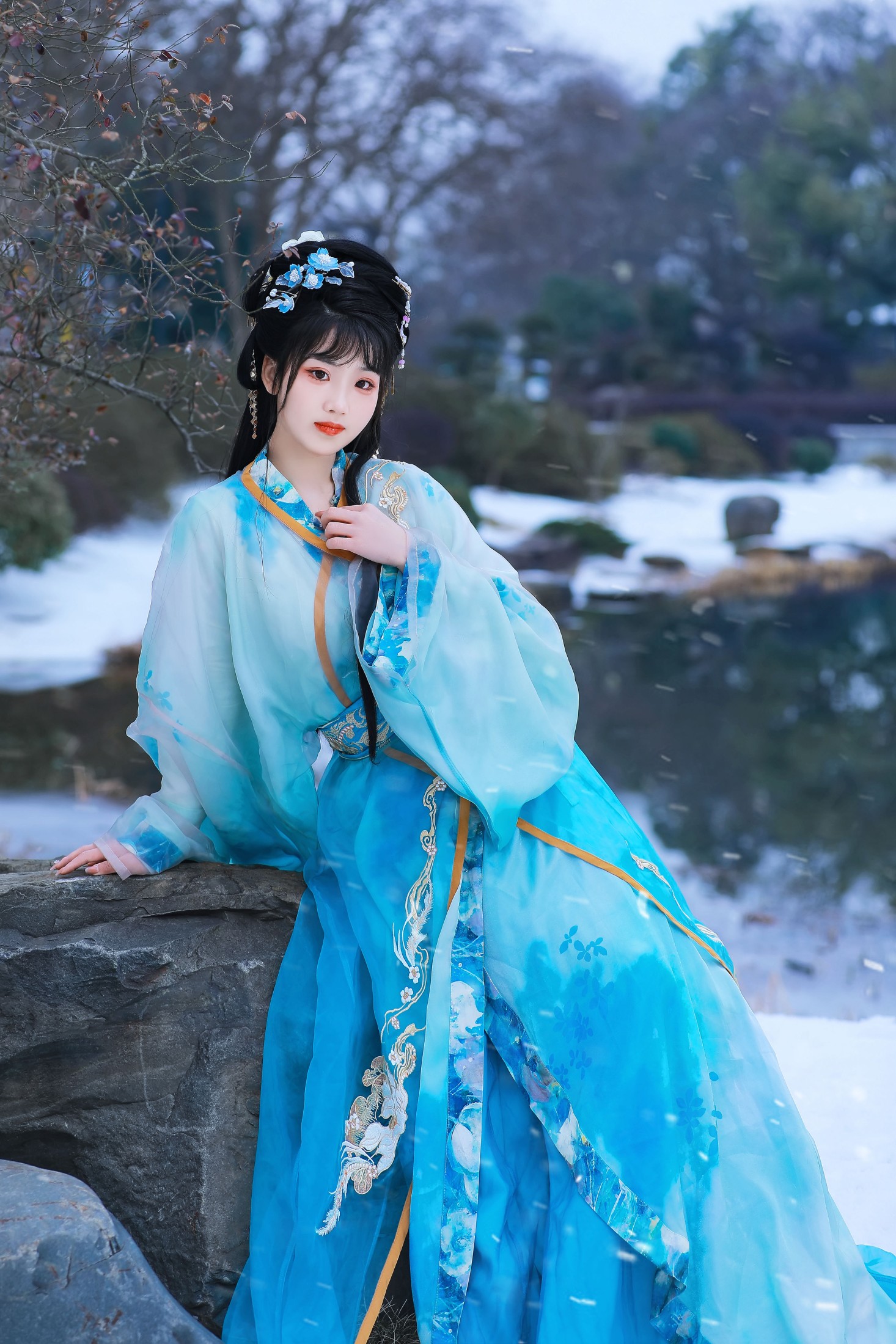 周周Ay – 《寒江雪》[22P]