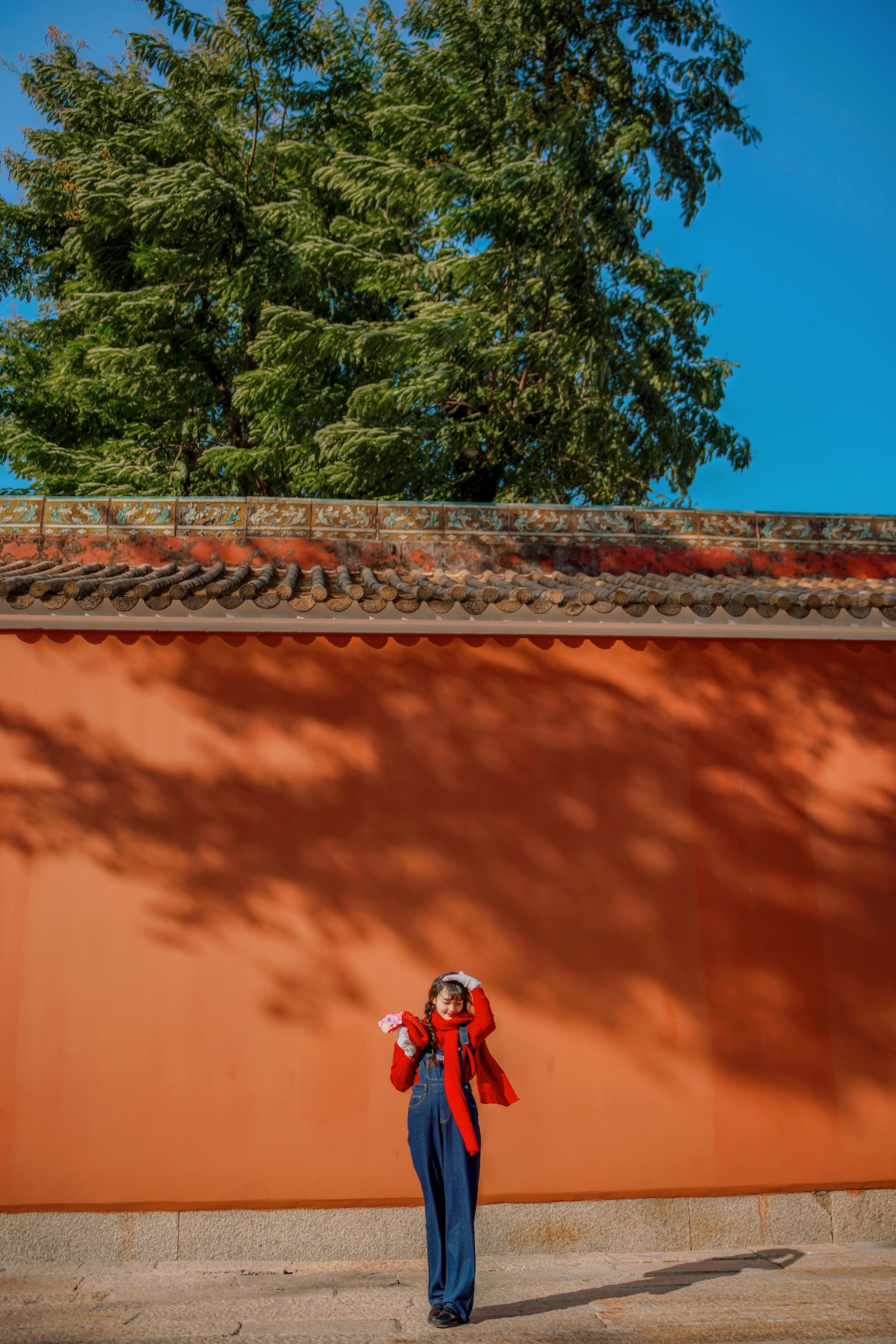 黛汐 – 《岁华新启，墨韵红墙间的少女绮梦》[50P]