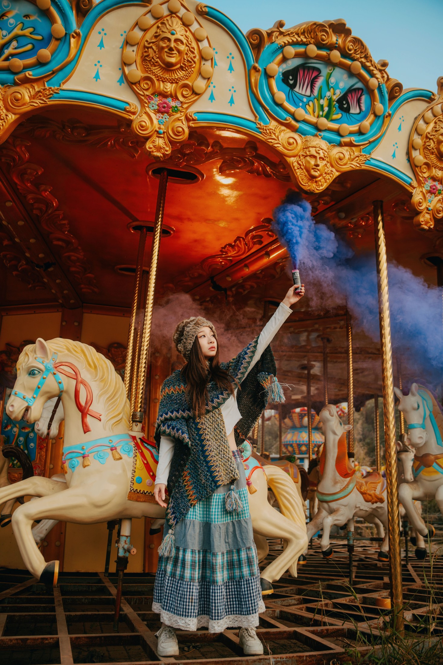 可儿 – 《旋转木马的梦幻邂逅》[41P]