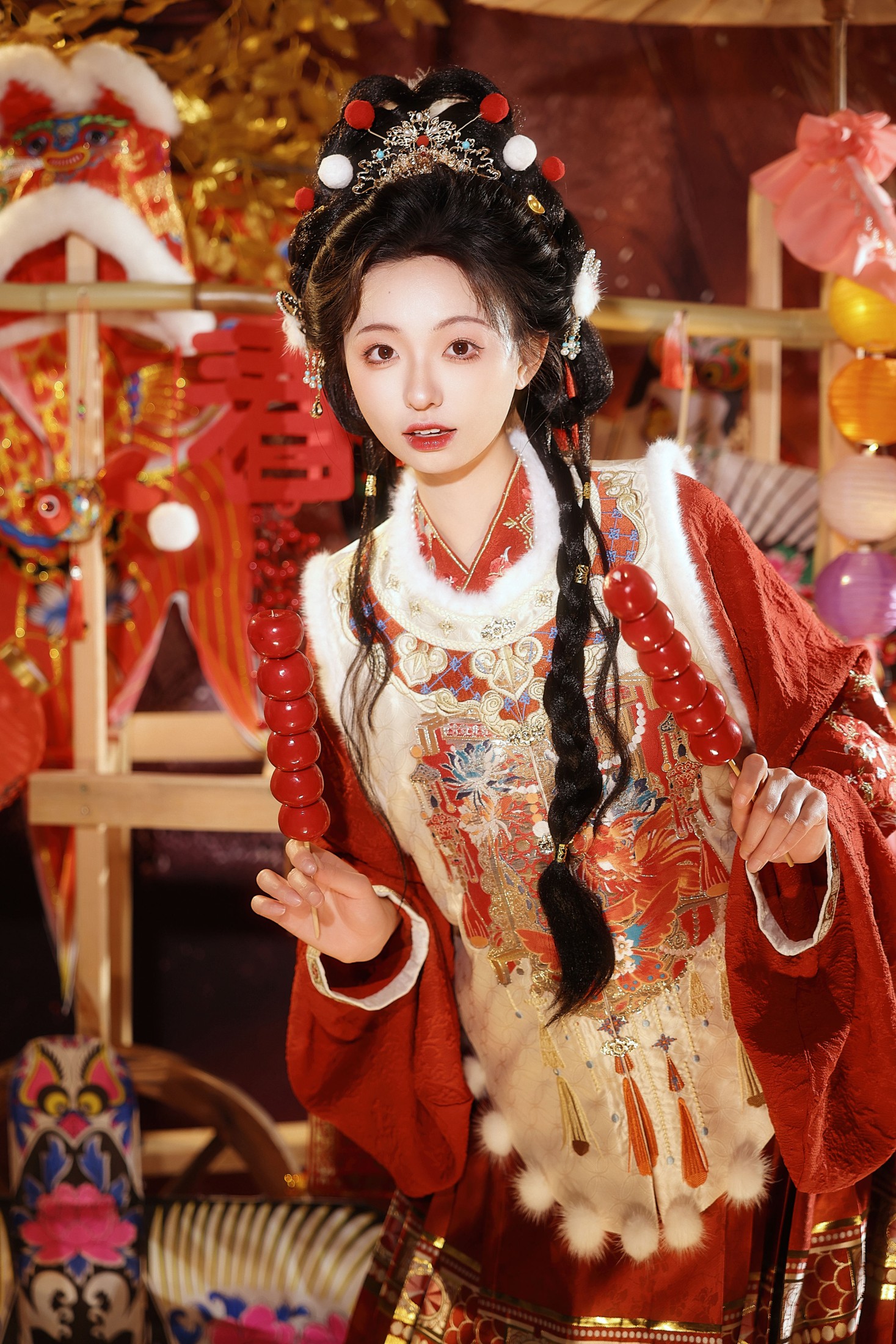 小羊爱干饭 – 《巳巳吉祥》[22P]