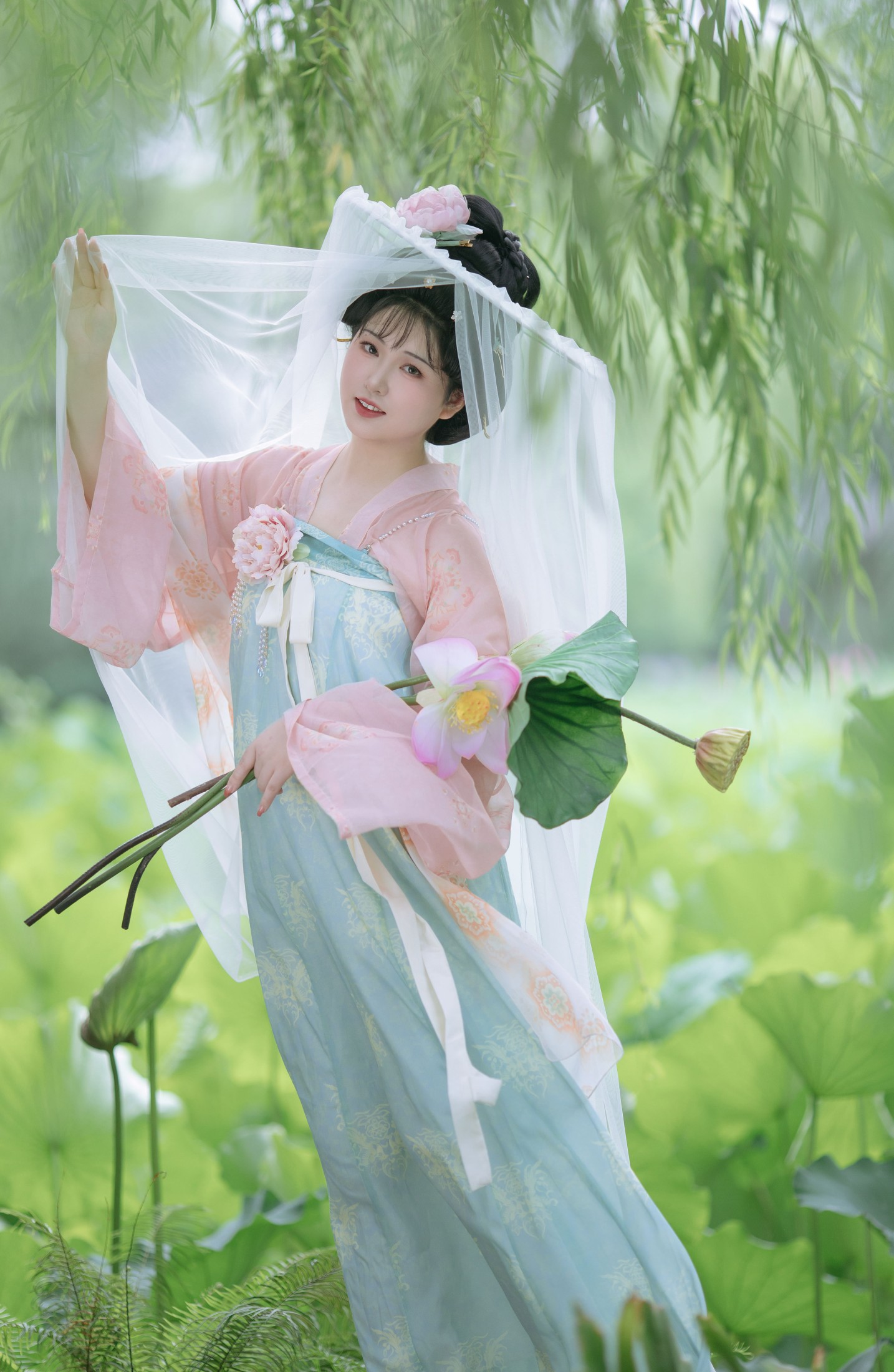 子小浔 – 《荷韵唐风》[28P]