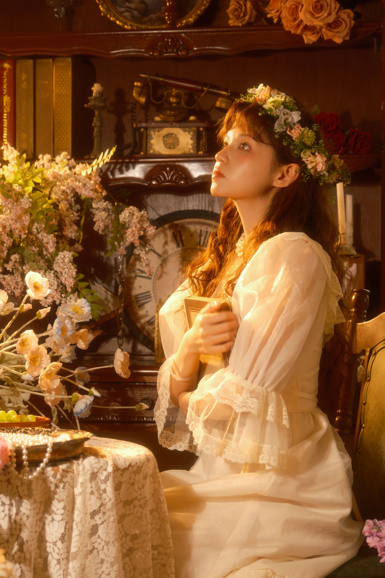 球球 – 《油画少女》[22P]