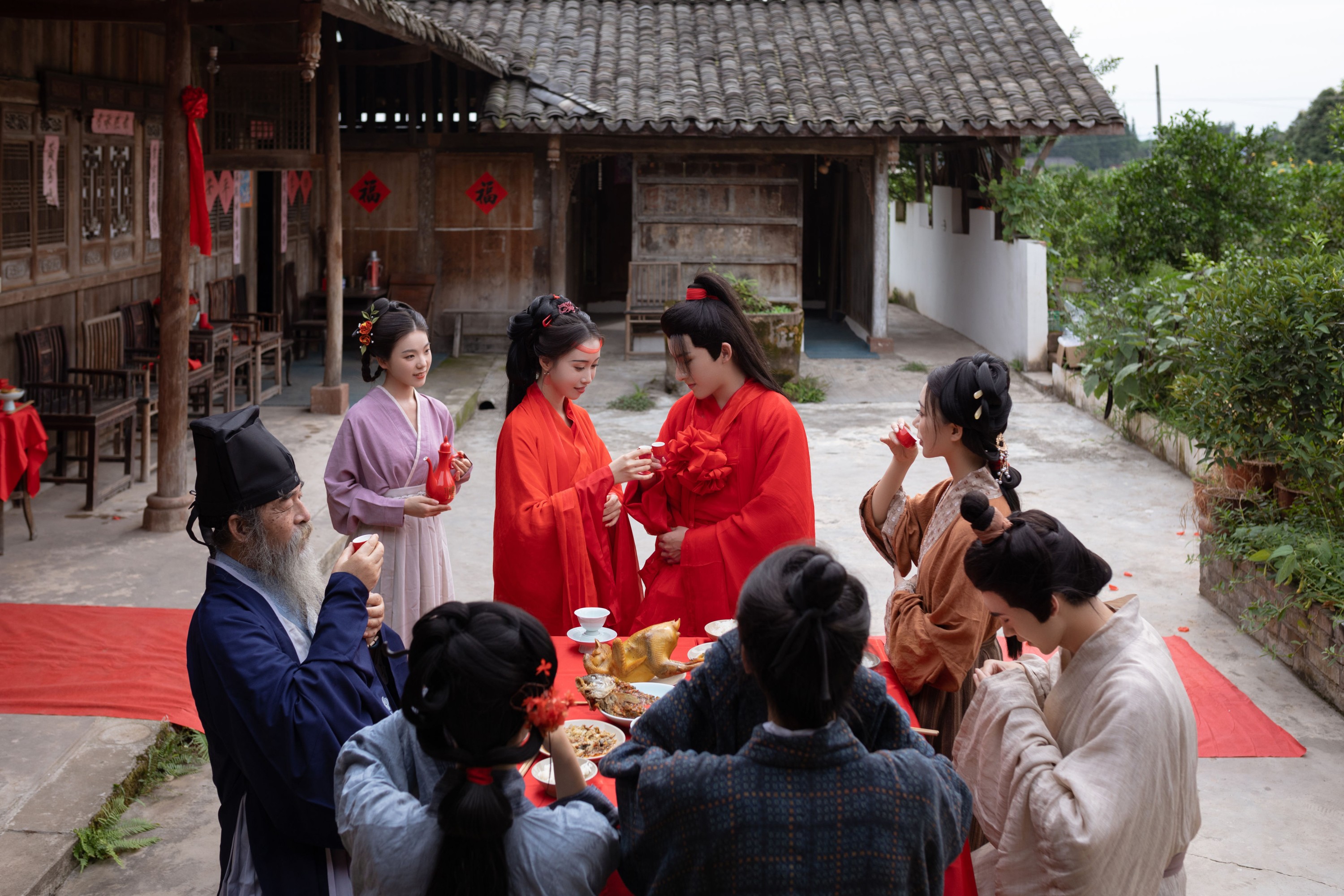 三町目的时生 姌Rr 汉服爷爷云中鹤 樱桃不甜 – 《成亲》[14P]