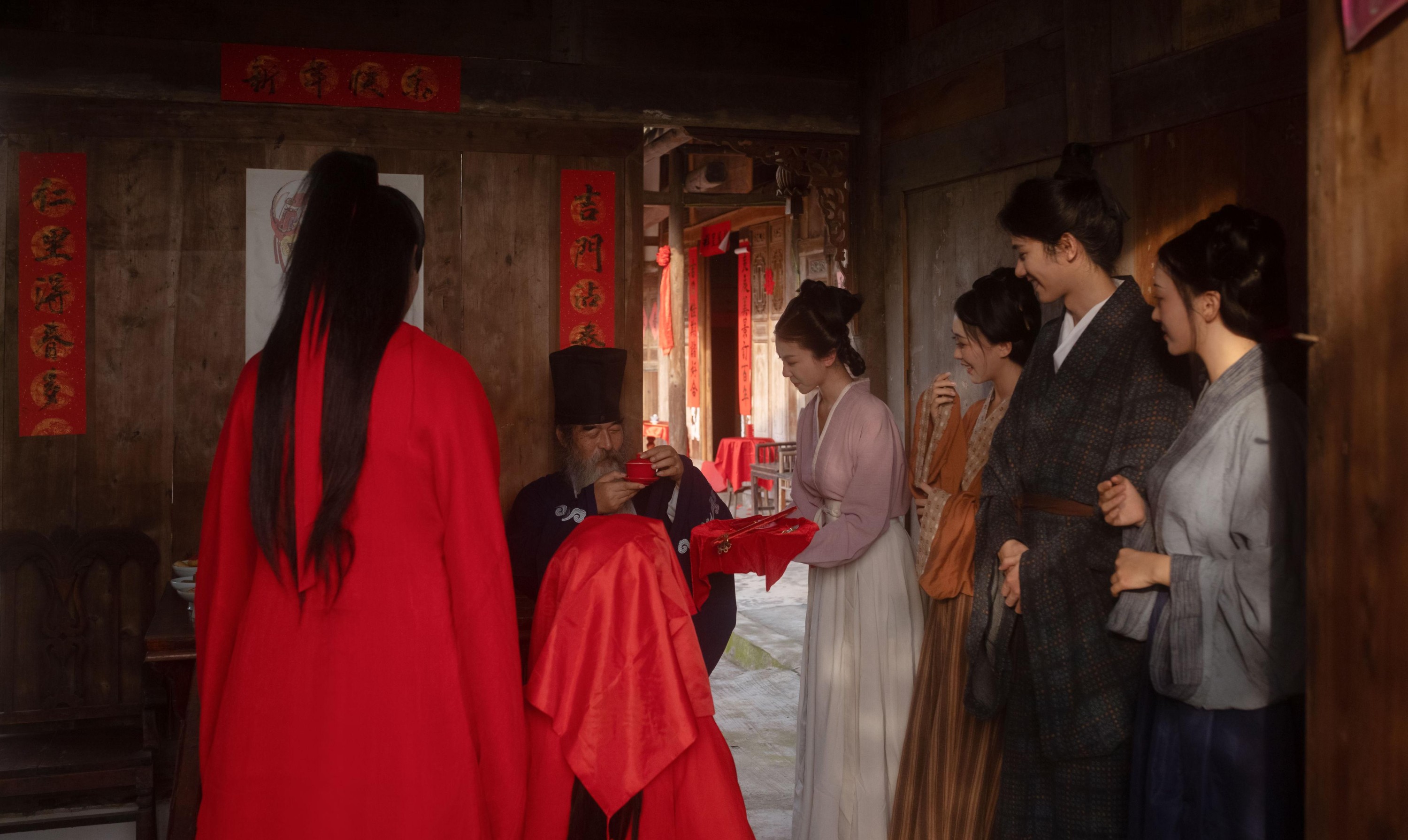 三町目的时生 姌Rr 汉服爷爷云中鹤 樱桃不甜 – 《成亲》[14P]