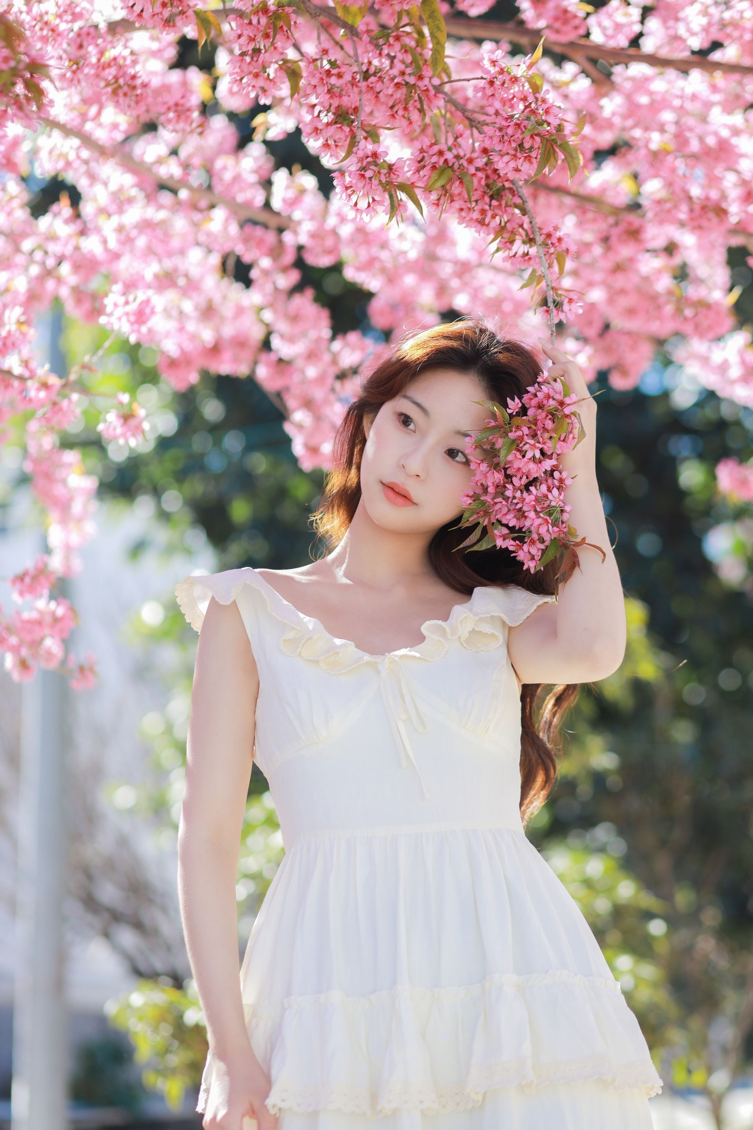 chickkii_ – 《樱花树下的少女》[22P]